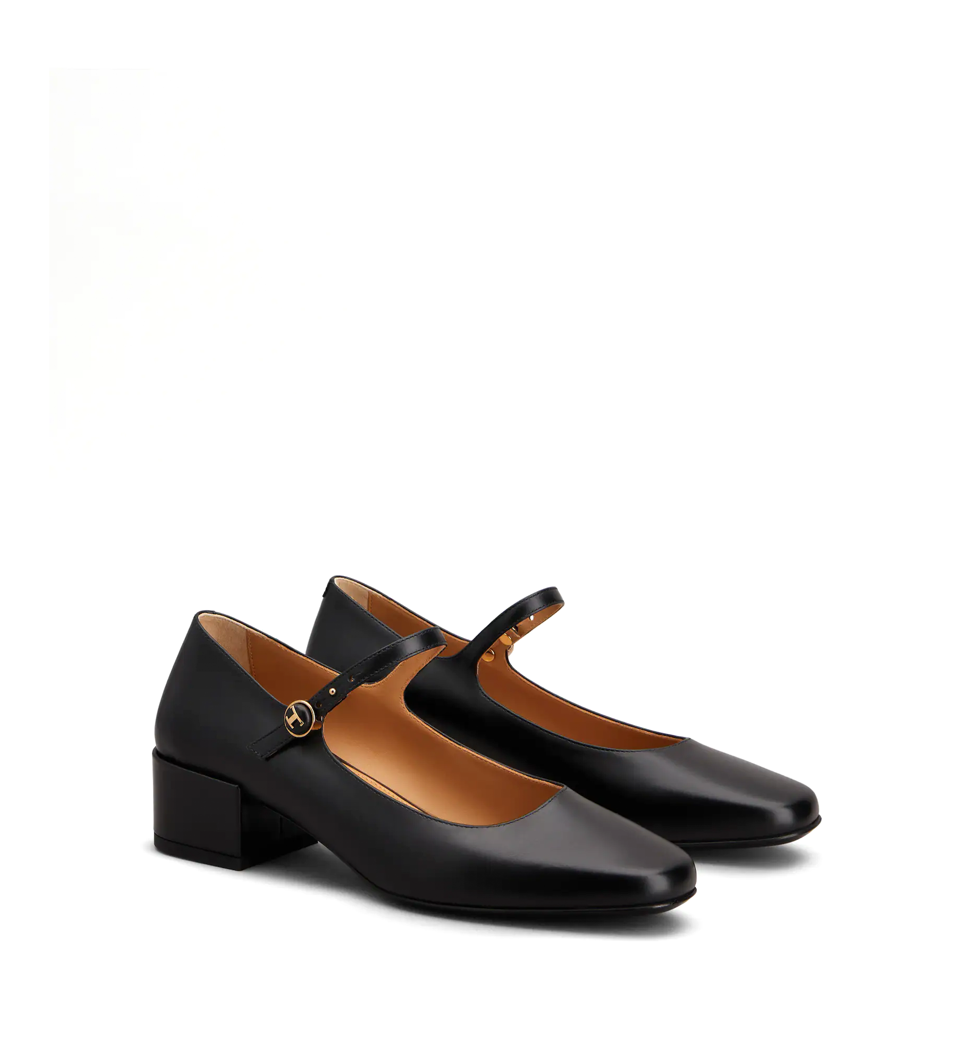 Mary Jane Pumps in Leather