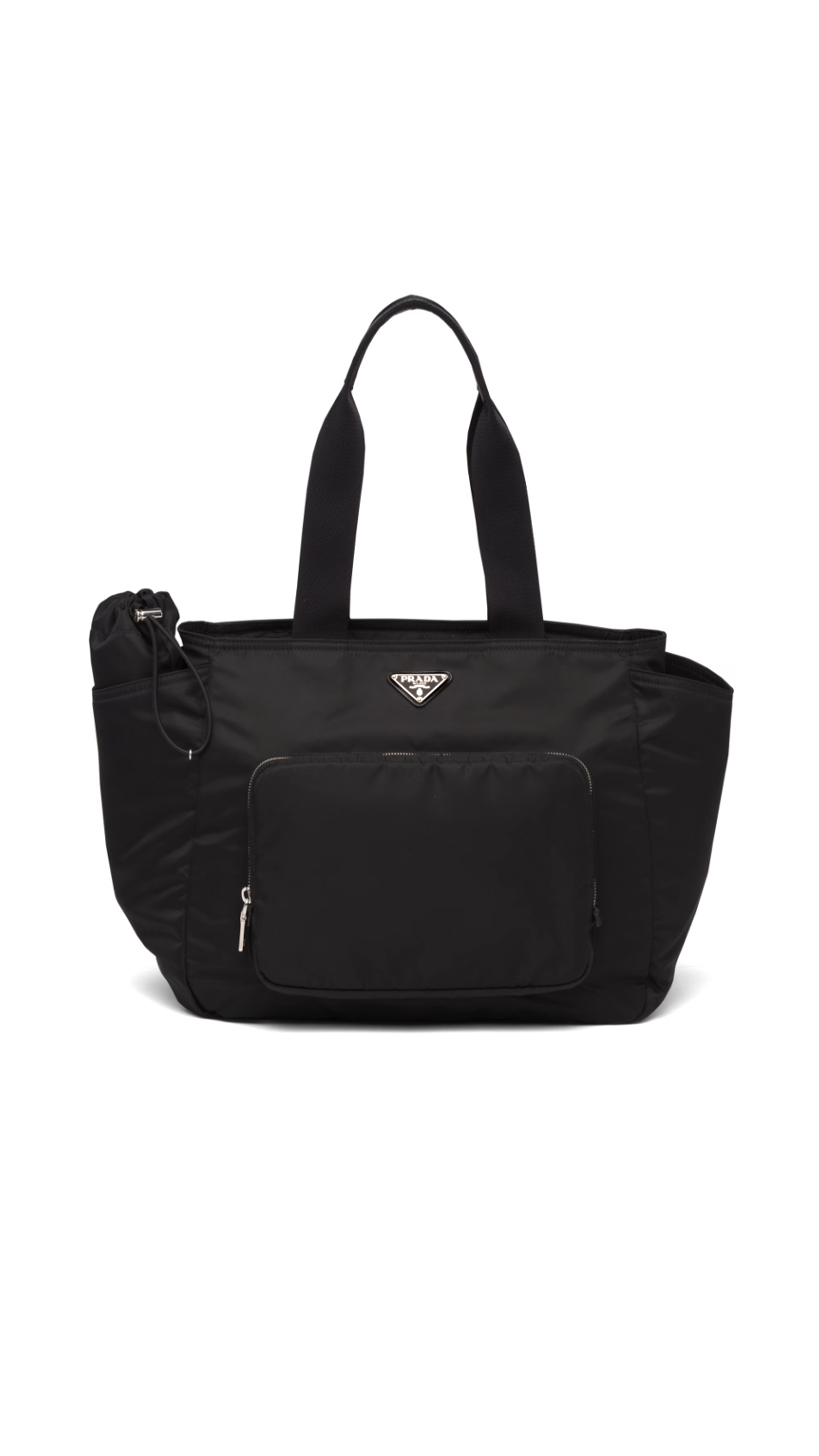 Re-Nylon Baby Diaper Bag - Black