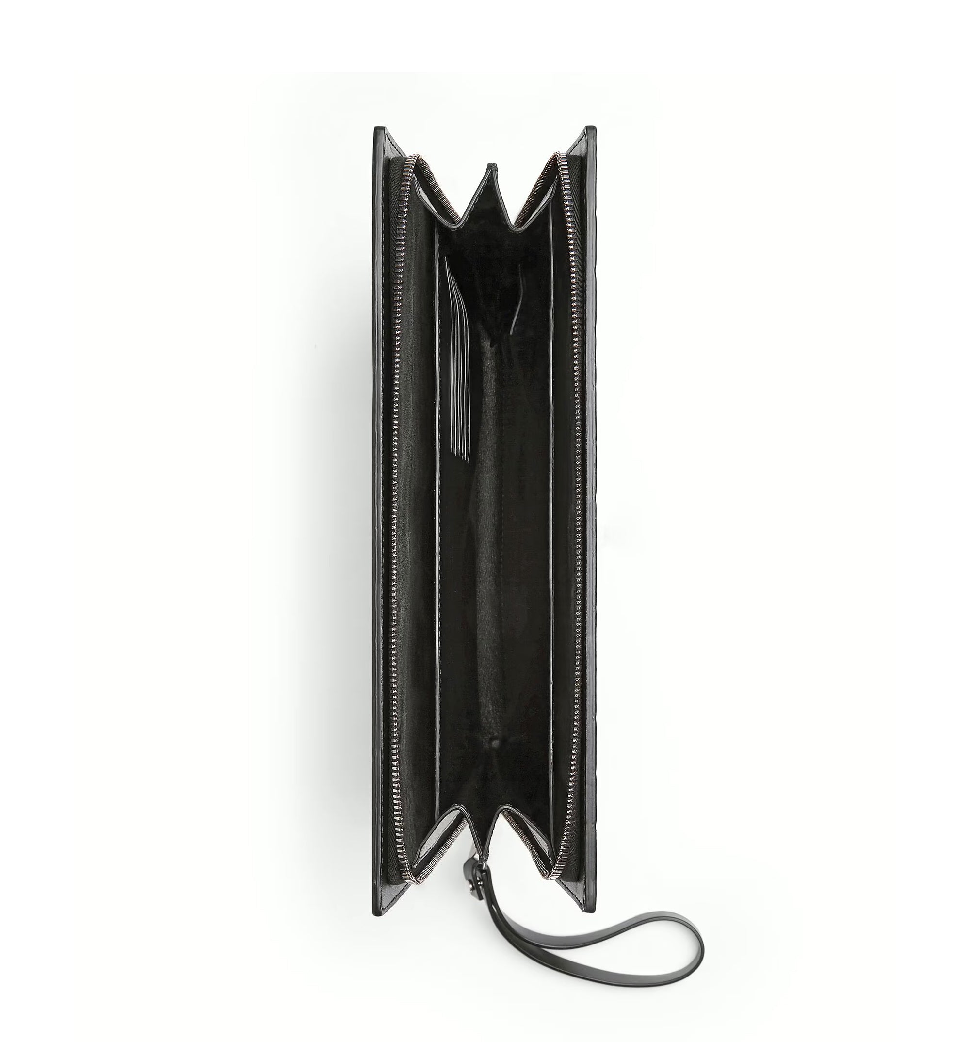 Intrecciato Document Case With Wristlet