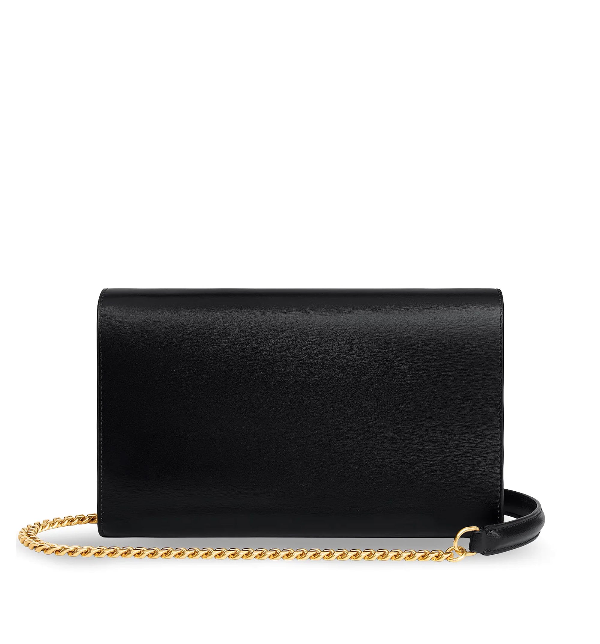 Envelope Wallet On Chain In Shiny Calfskin