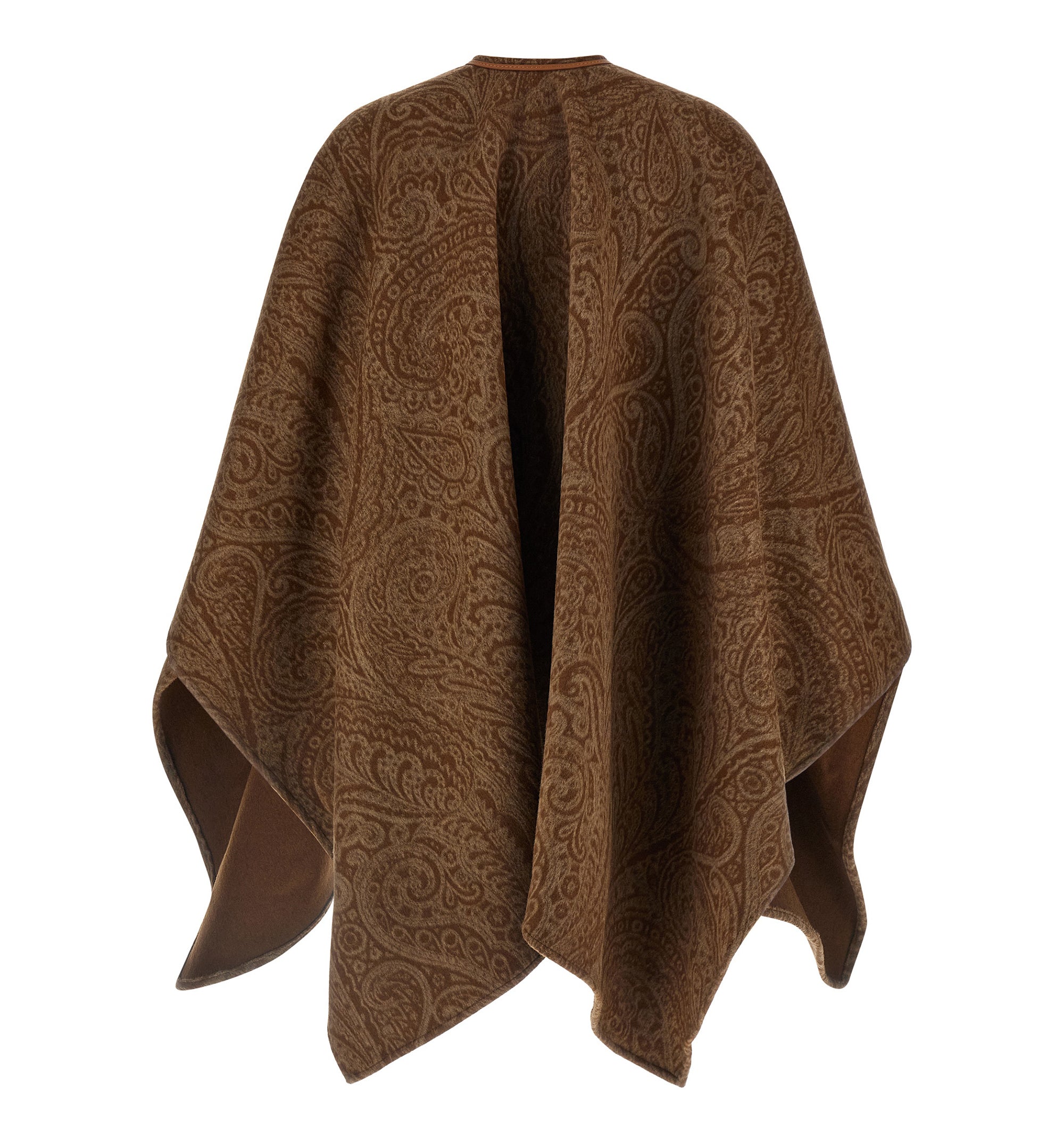 Wool And Cashmere Jacquard Cape