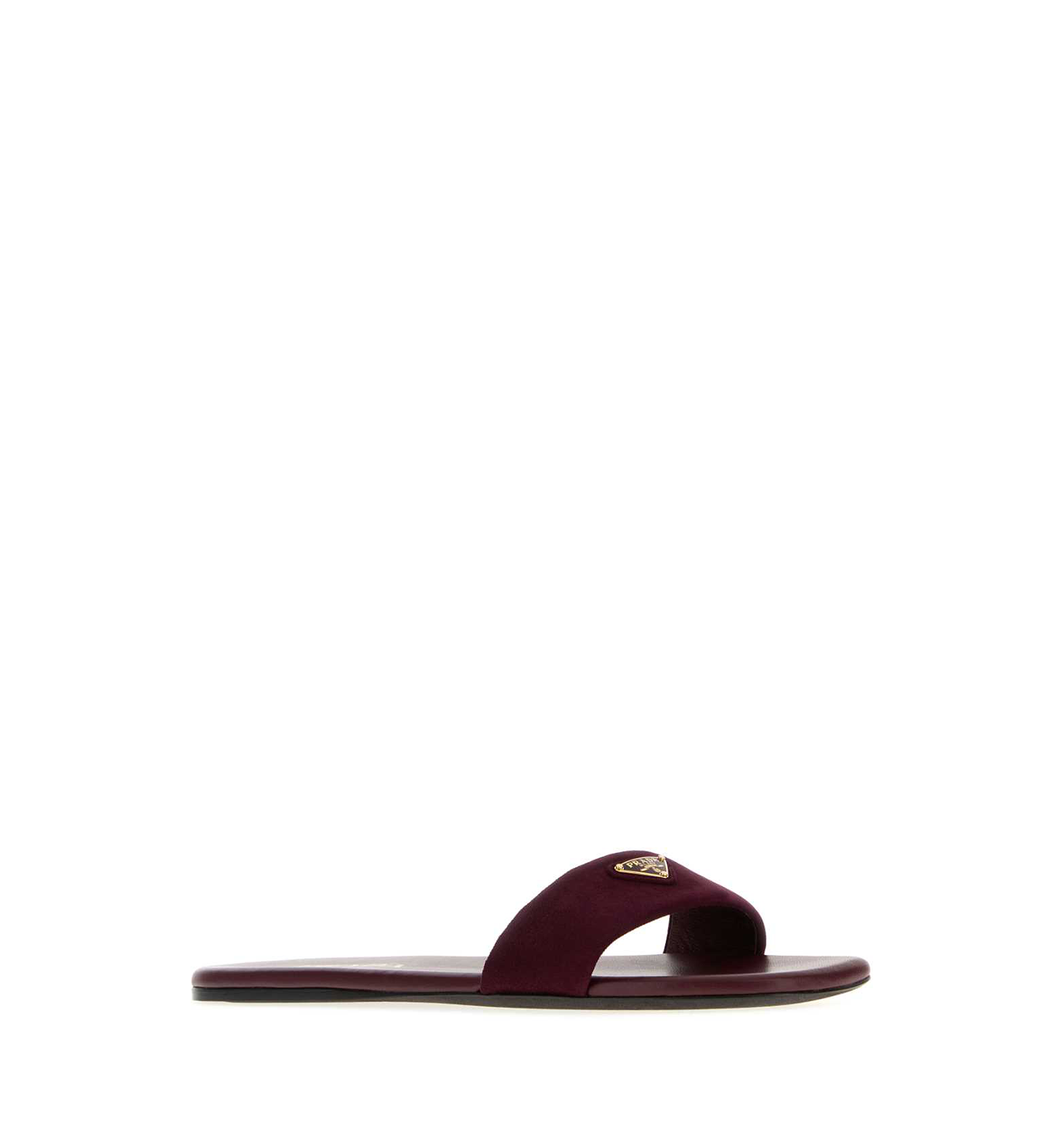 Suede Leather Slides