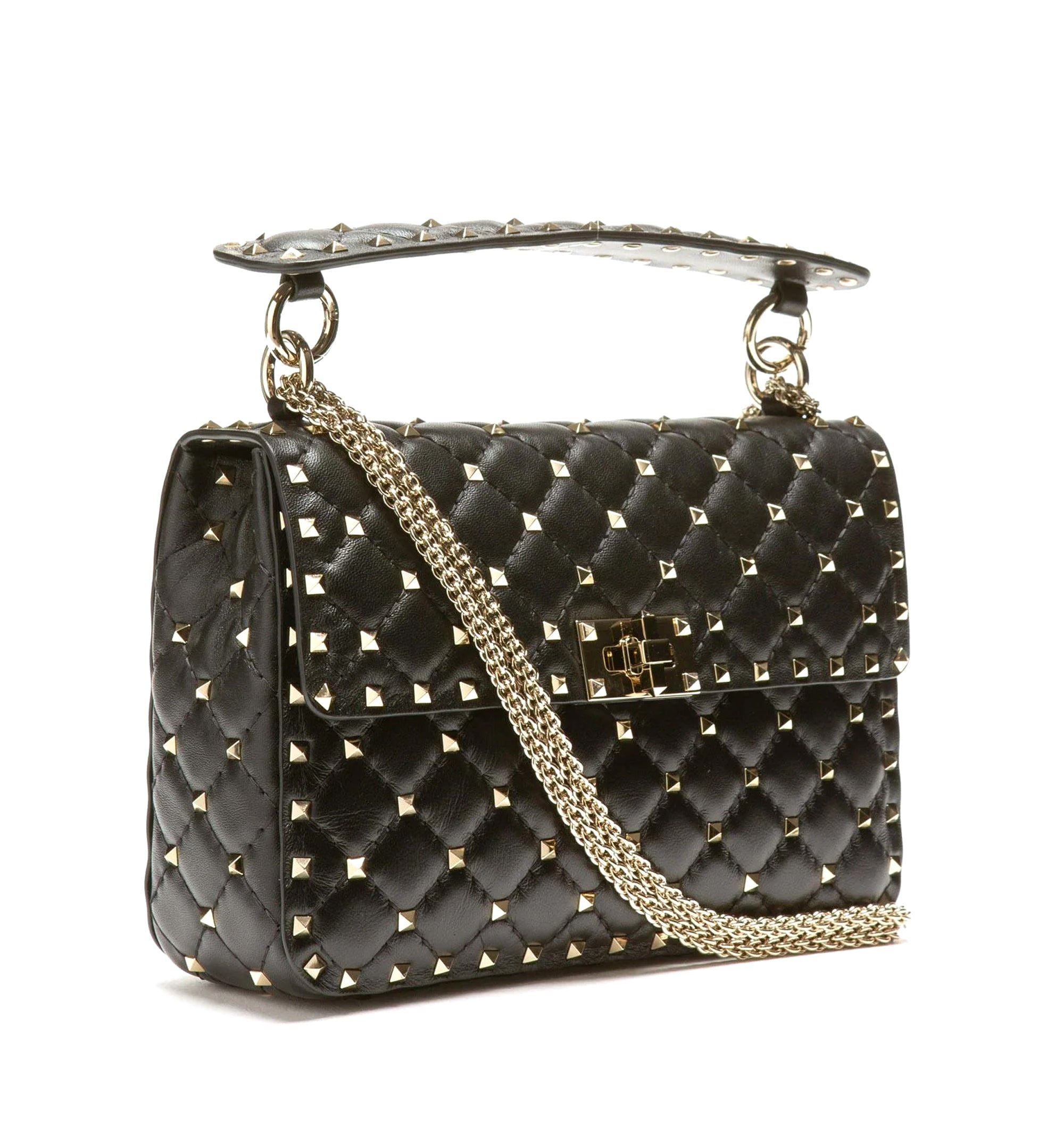 Medium Nappa Rockstud Spike Bag