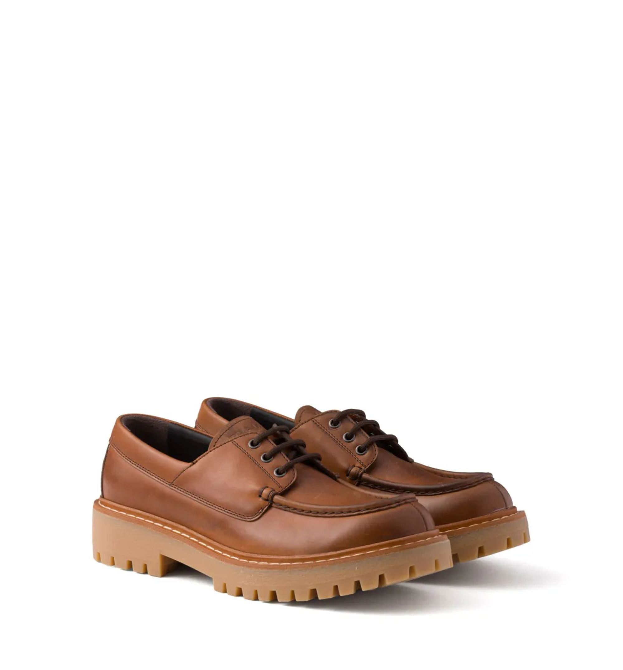 Laced Leather Loafers