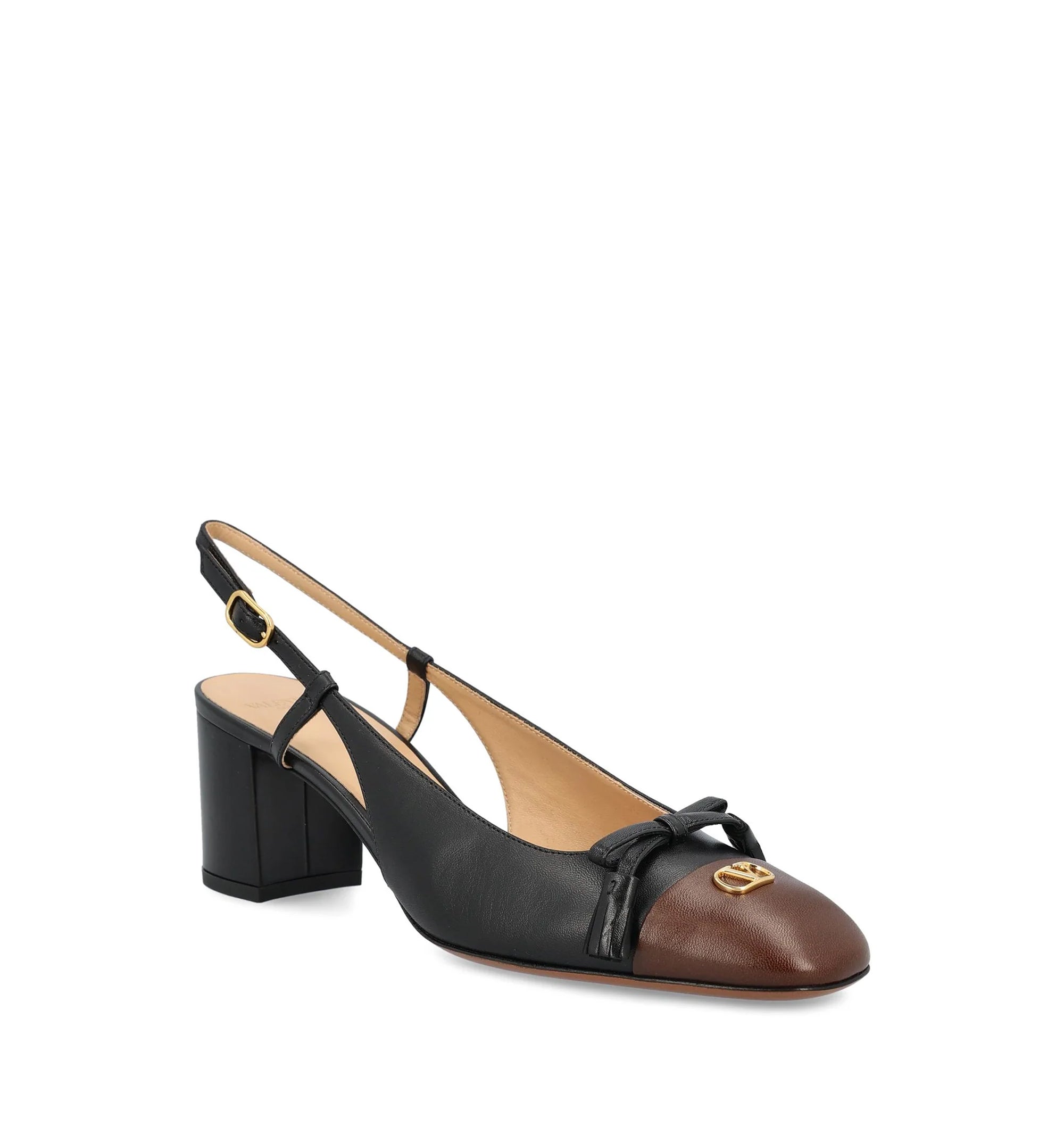 Valet Du Roi Leather Slingback Décolleté