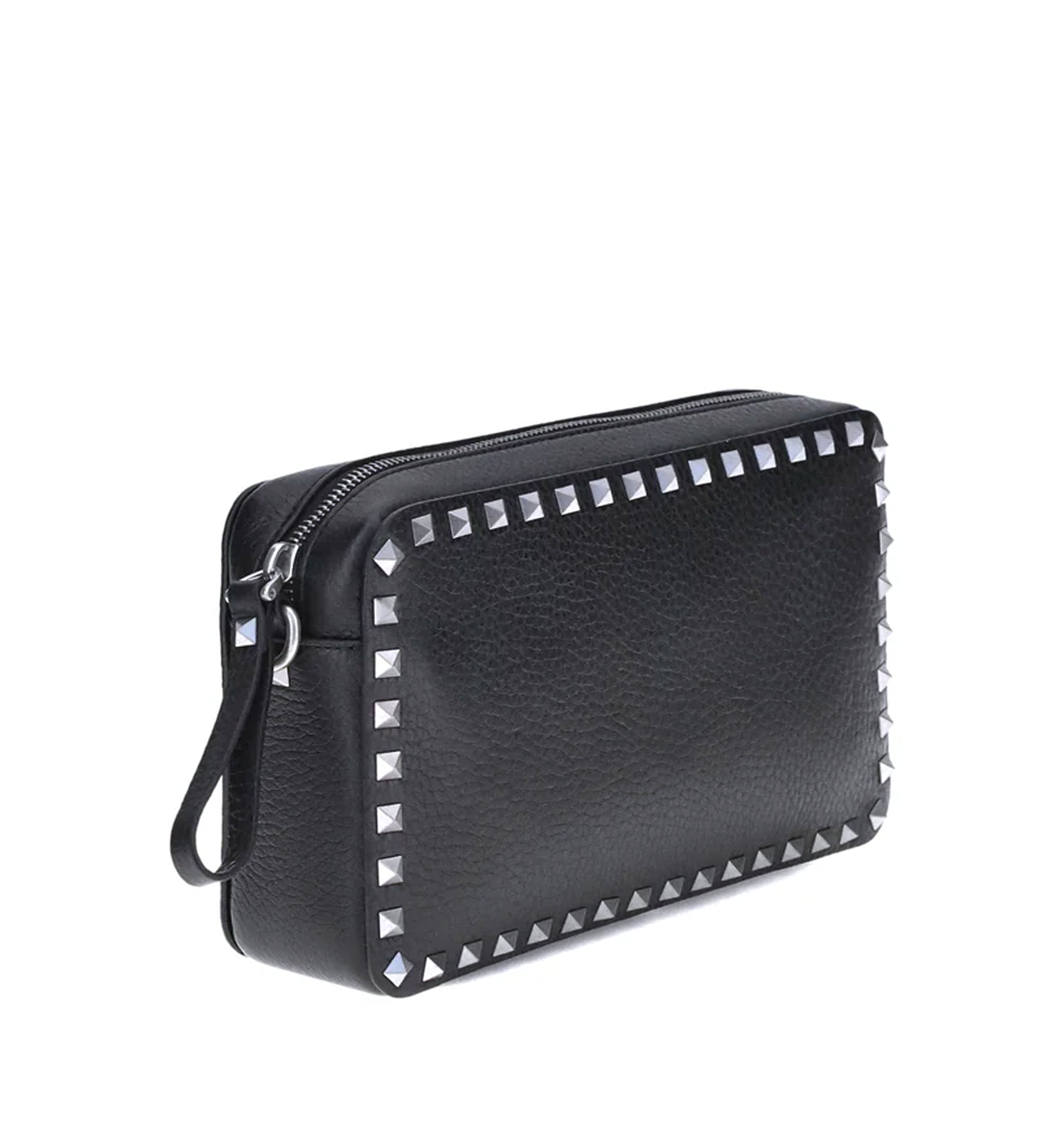 Rockstud Grainy Calfskin Crossbody Bag