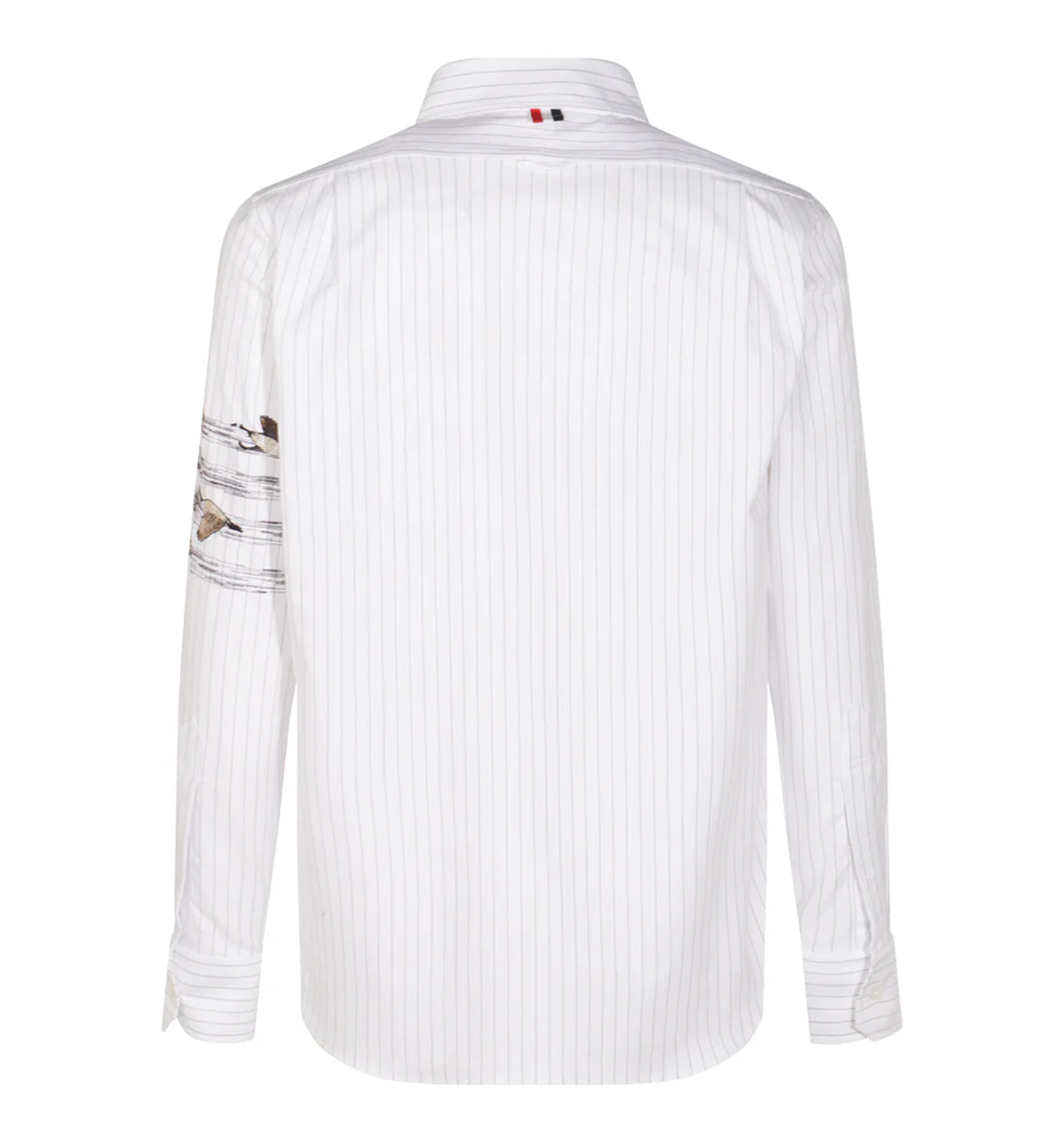 Geese 4-Bar Pinstripe Oxford Shirt