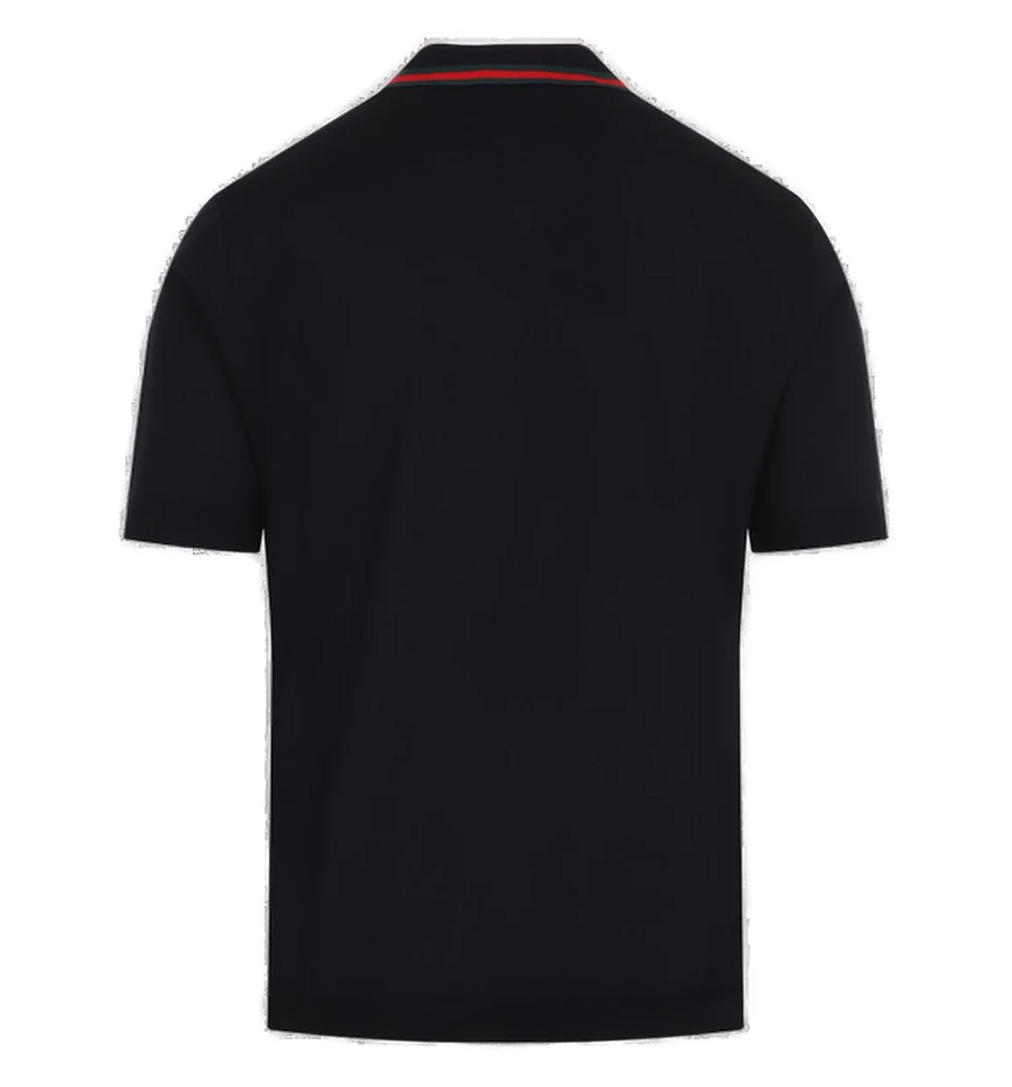 Web Detailed Knit Polo Shirt