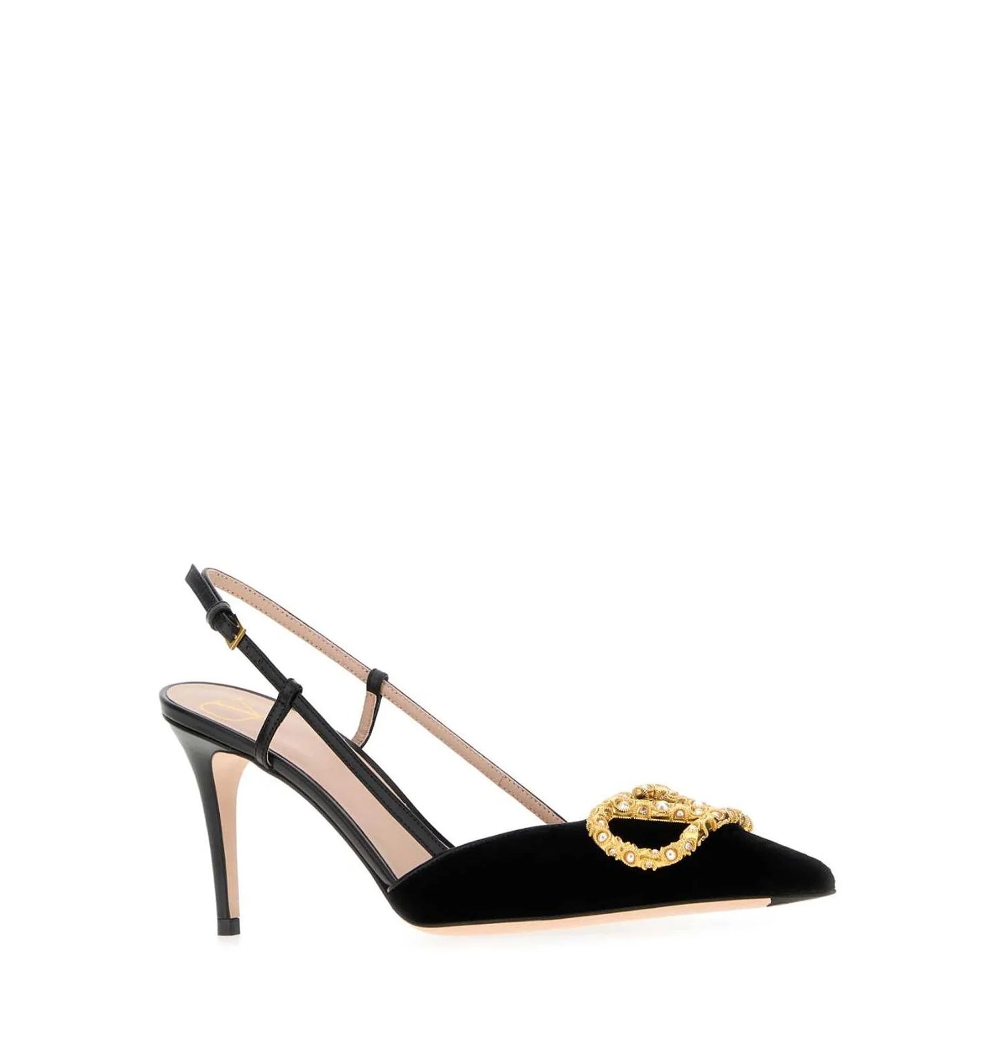 VLogo Signature Pointed Toe Pumps