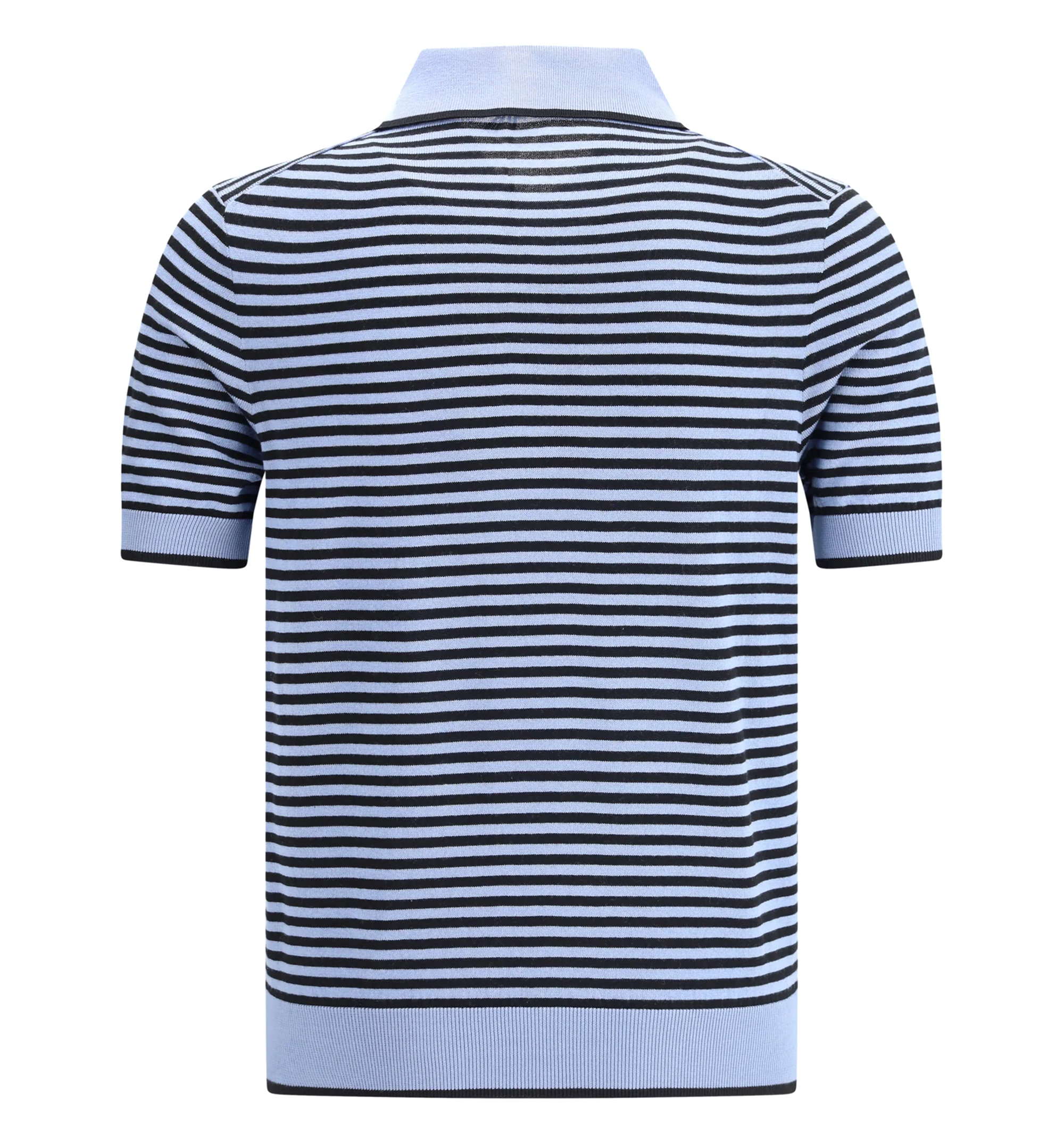 Striped Cotton Polo Shirt