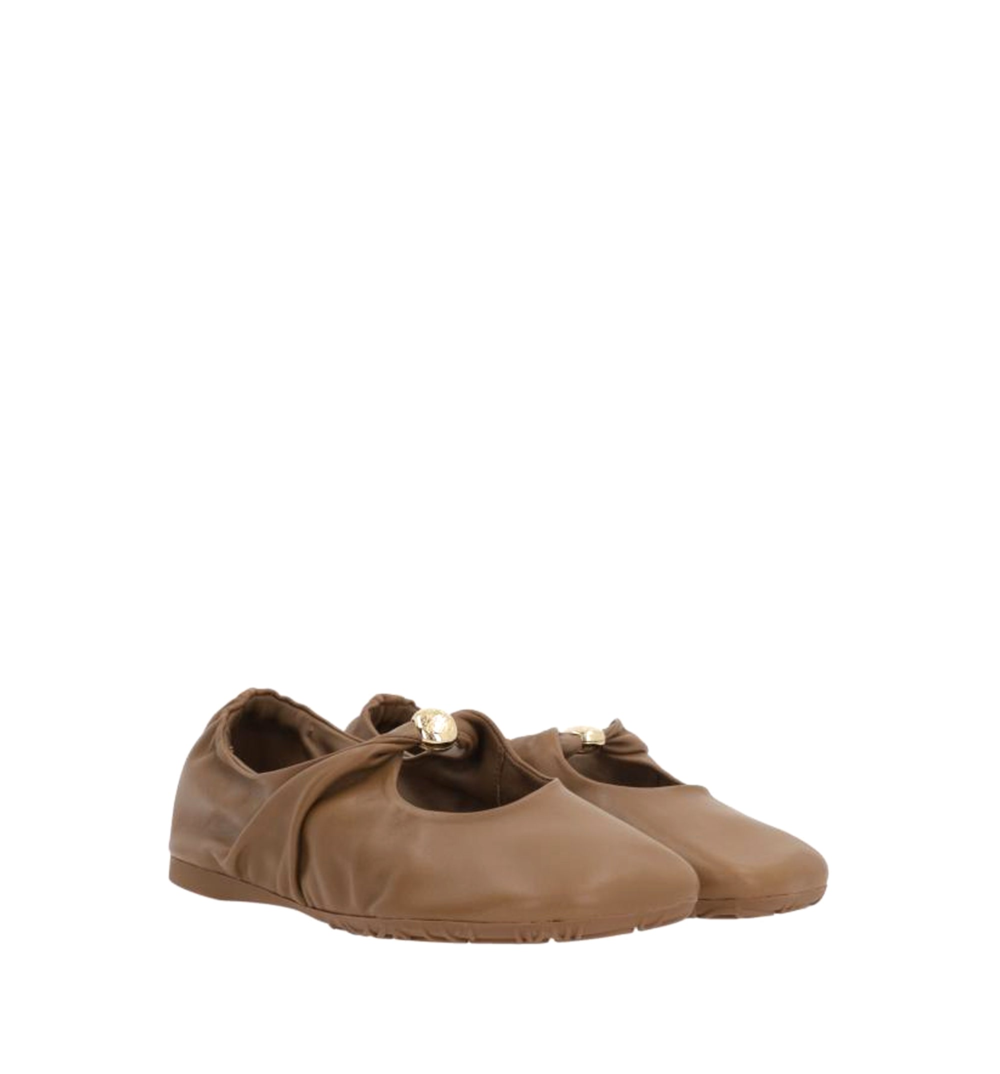 Pebble Soft Ballerina In Nappa Lambskin