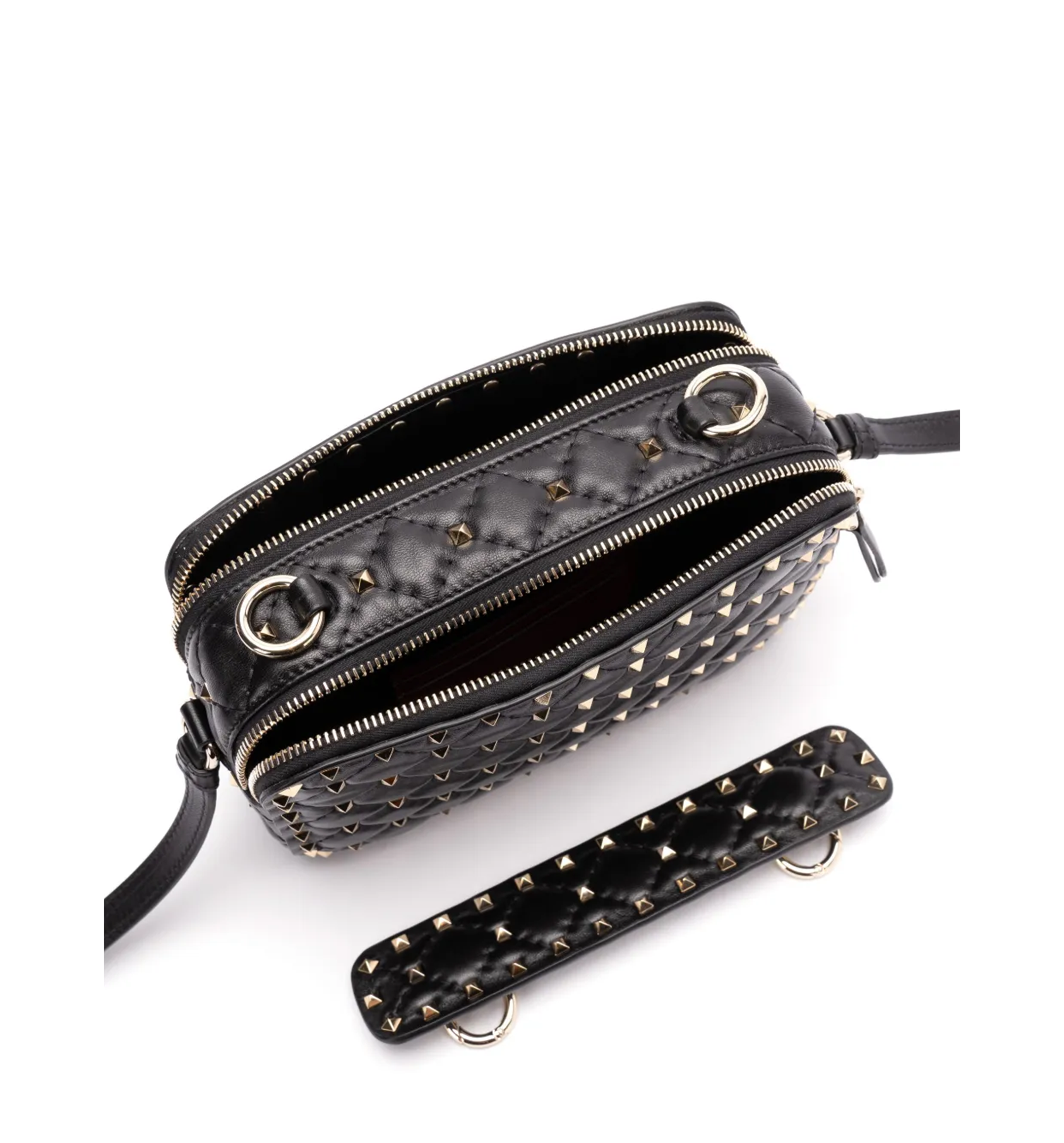 Rockstud Spike Cross Body Mini Camera Bag