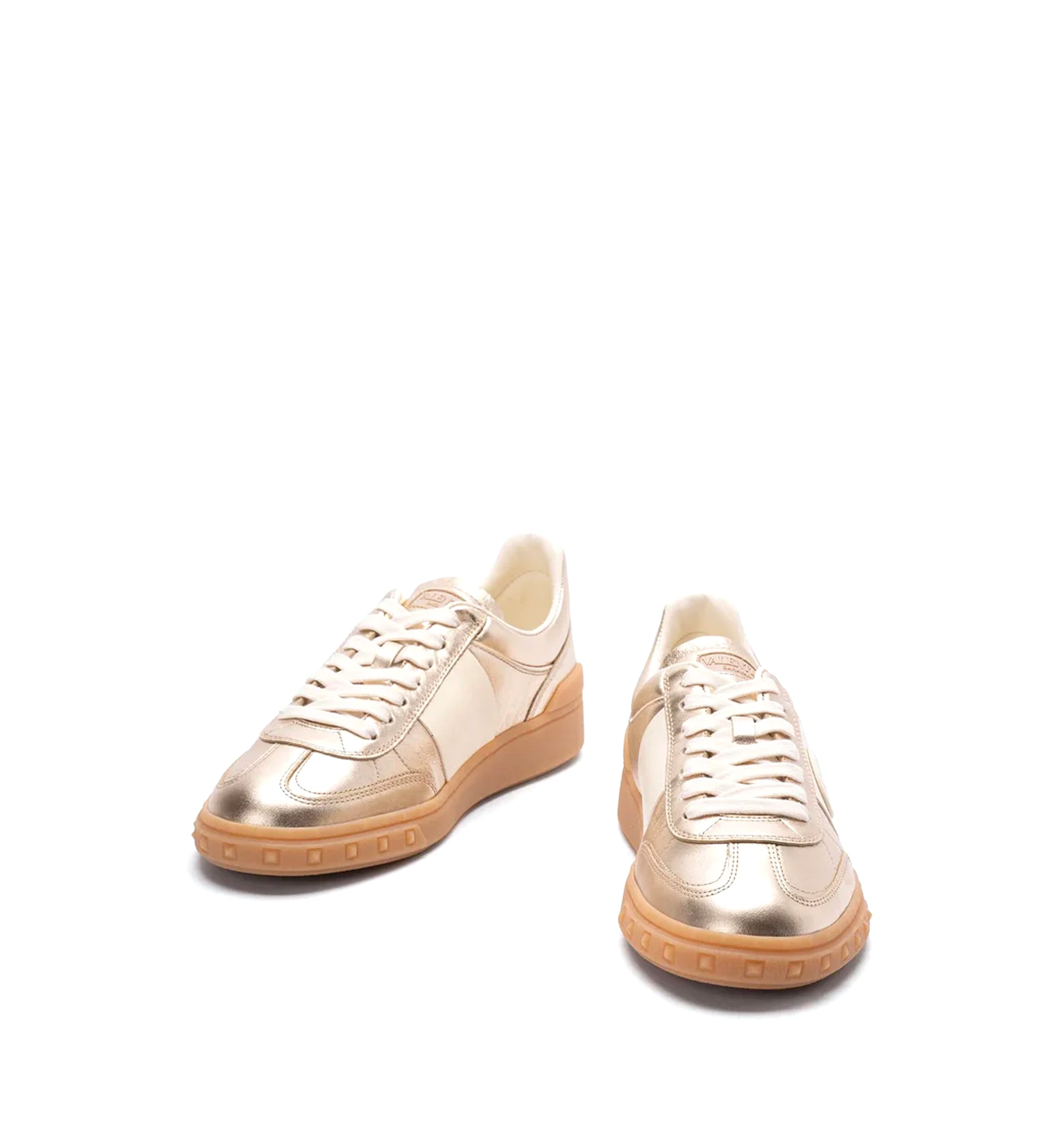 Laminated Leather Upvillage Sneakers