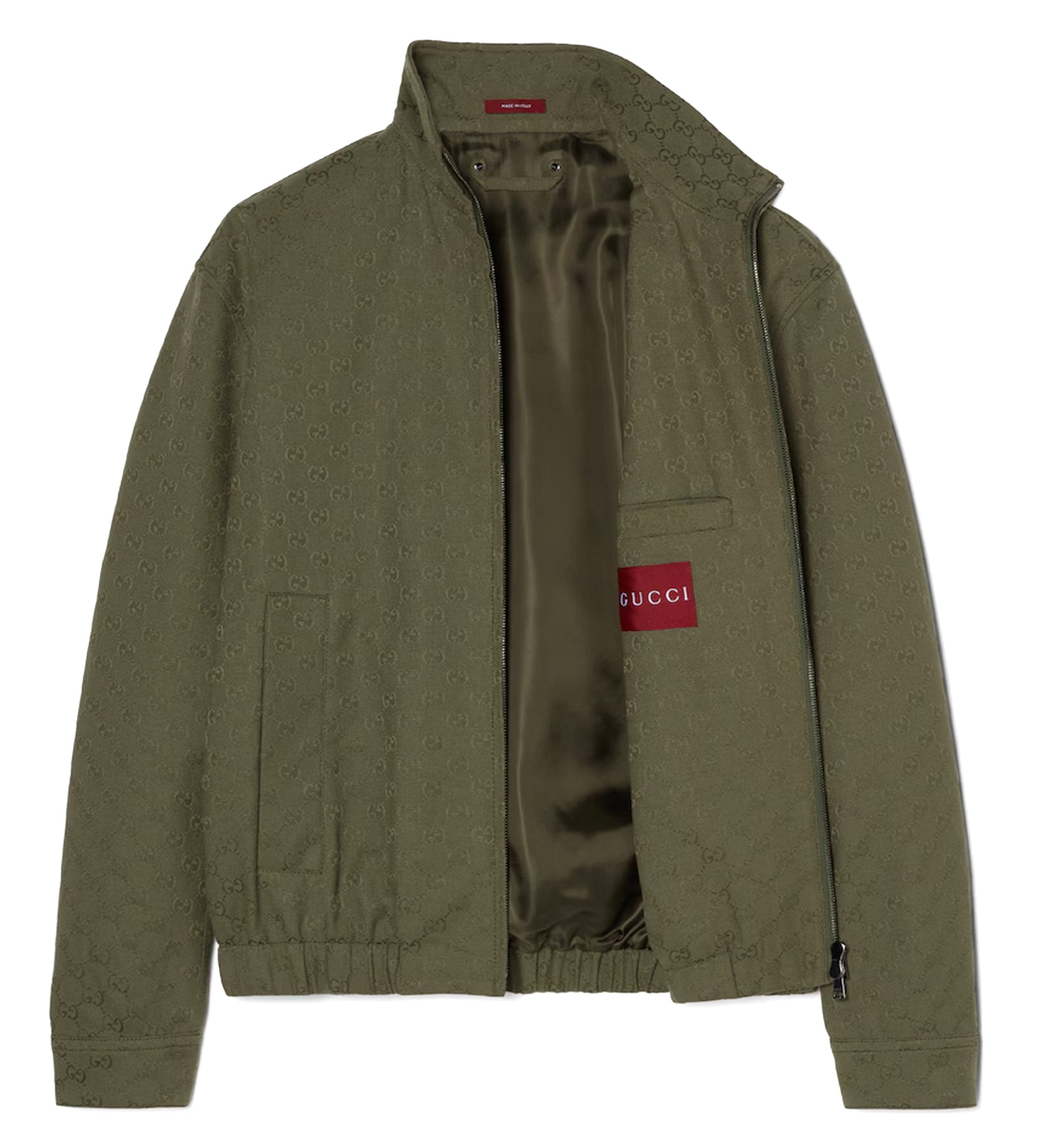 GG Canvas Bomber Jacket