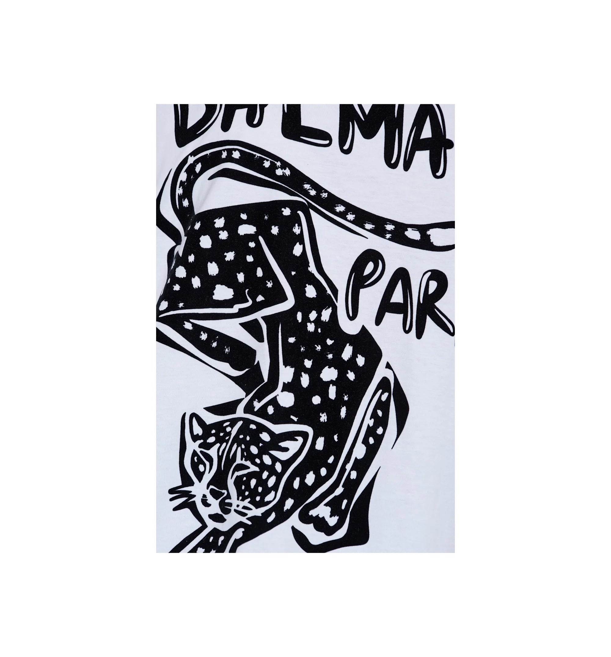 Short-Sleeved T-Shirt With Leopard Print