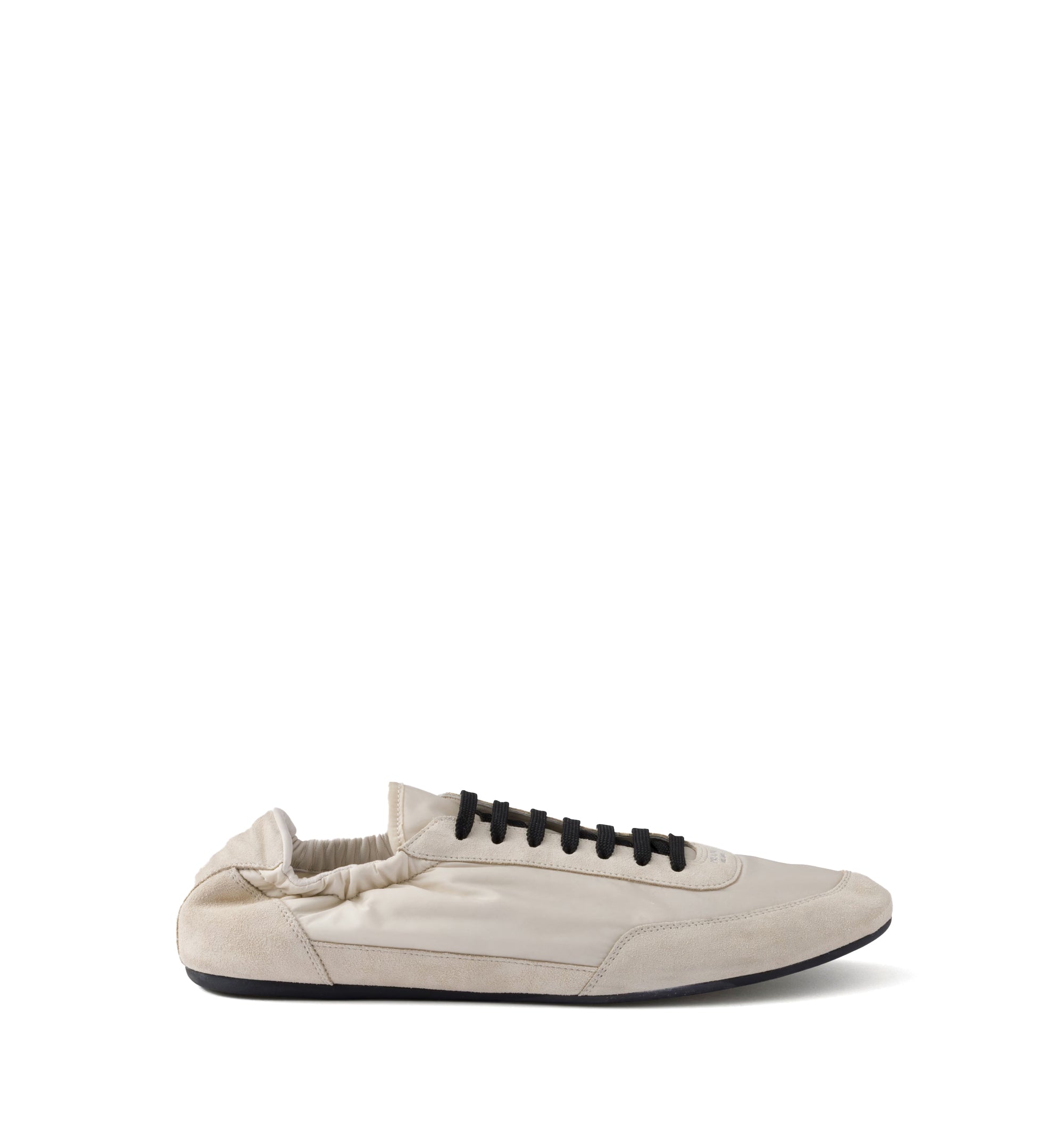 Re-Nylon and Suede Collapse Sneakers