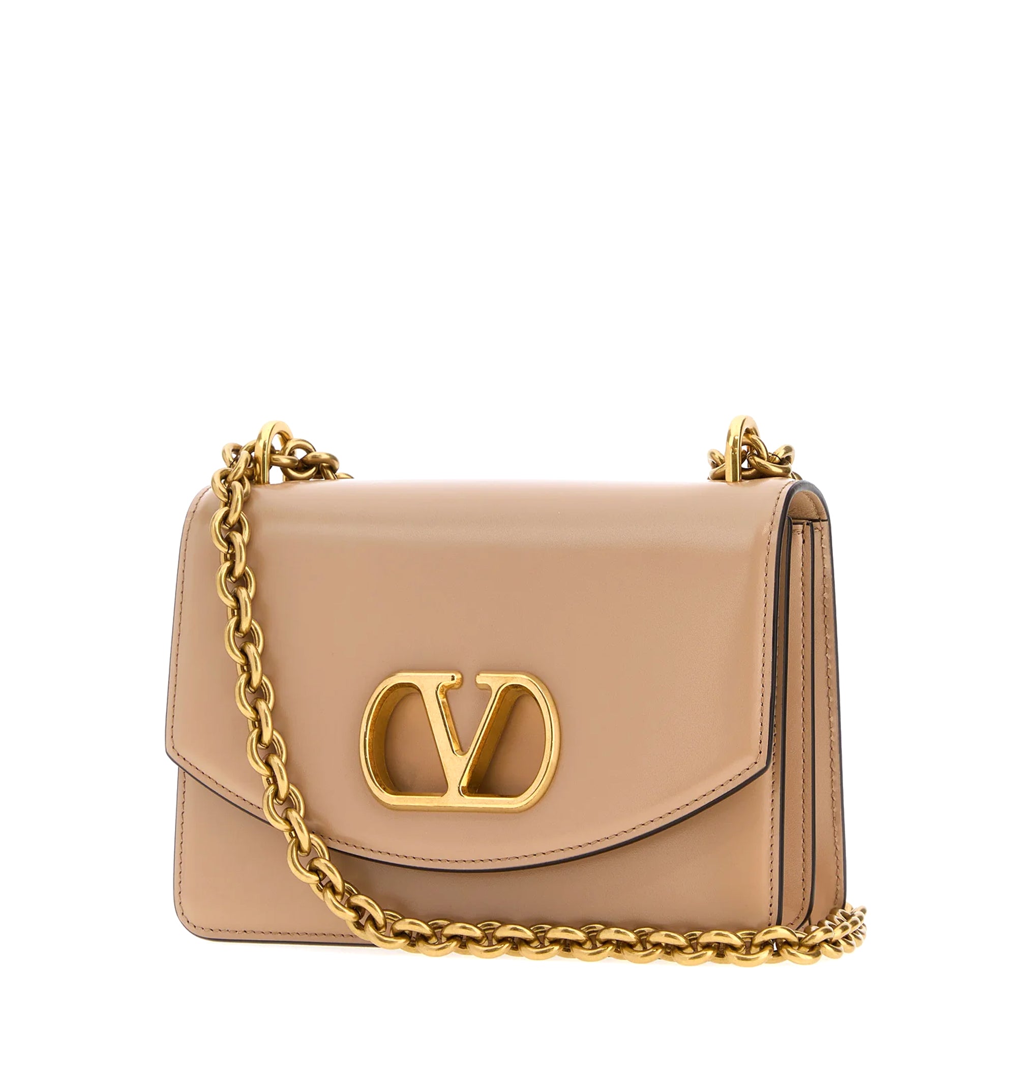 Leather Small Vain Shoulder Bag