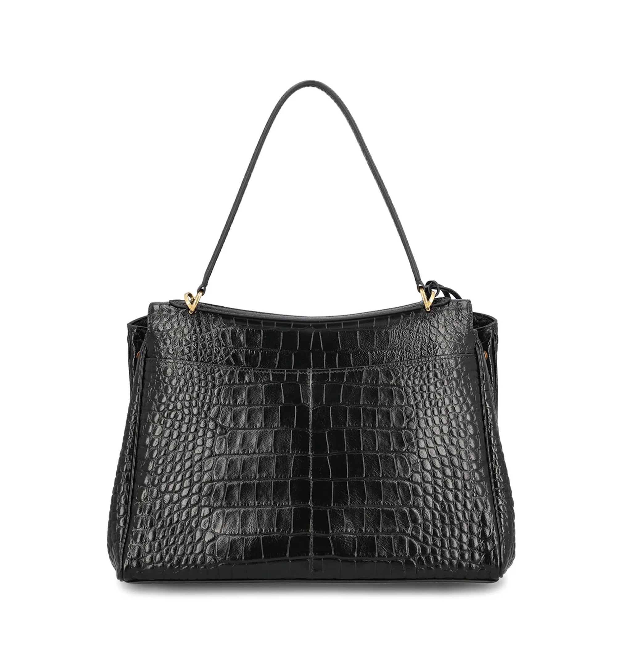 Rodeo Handbag Medium in Crocodile-Embossed Calfskin