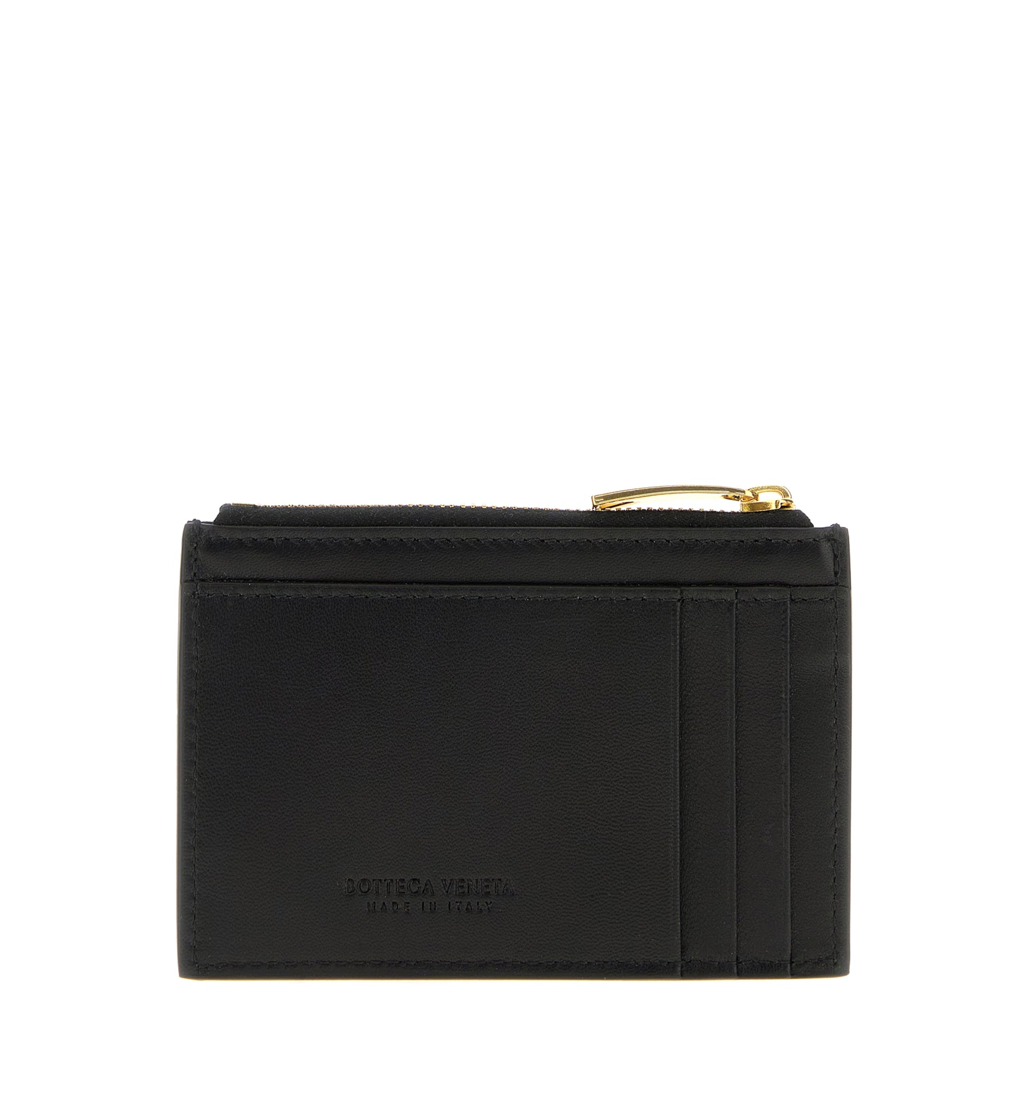 Intrecciato Zipped Card Case