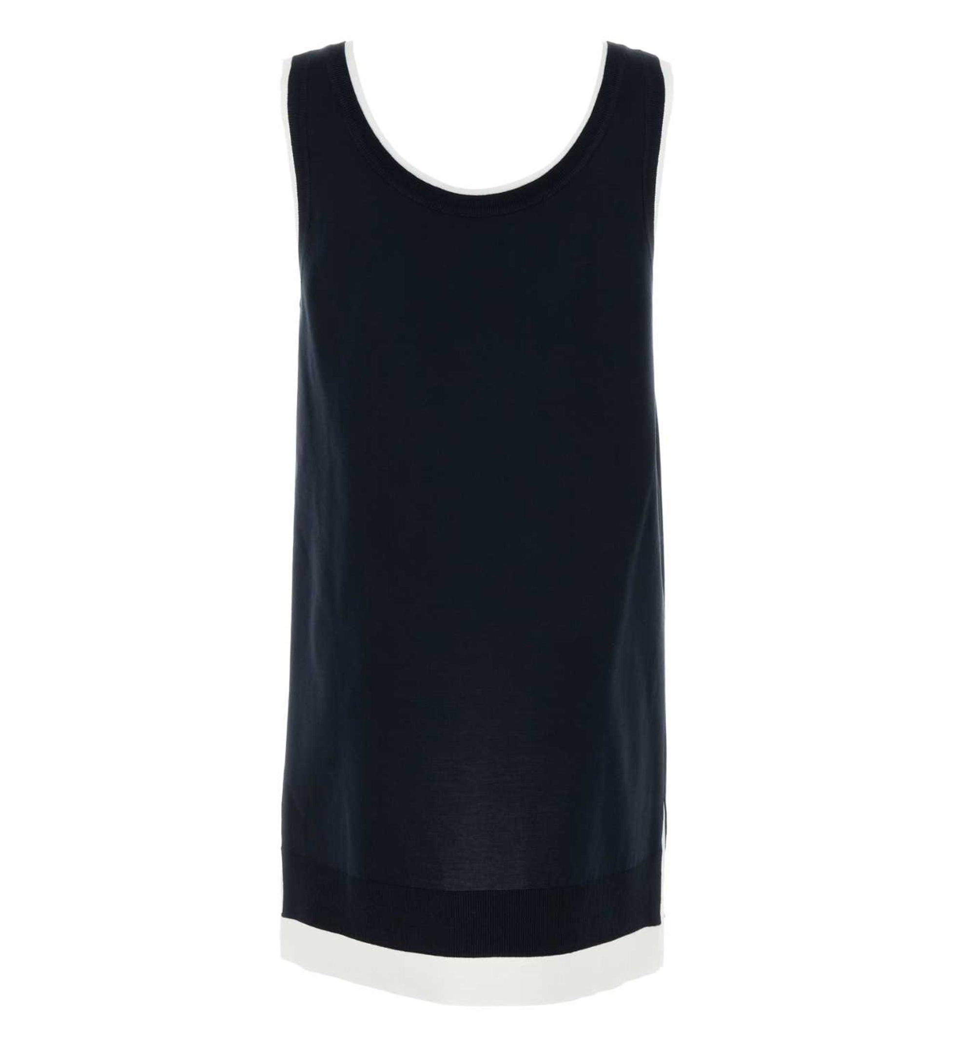 Knit and Poplin Mini-Dress