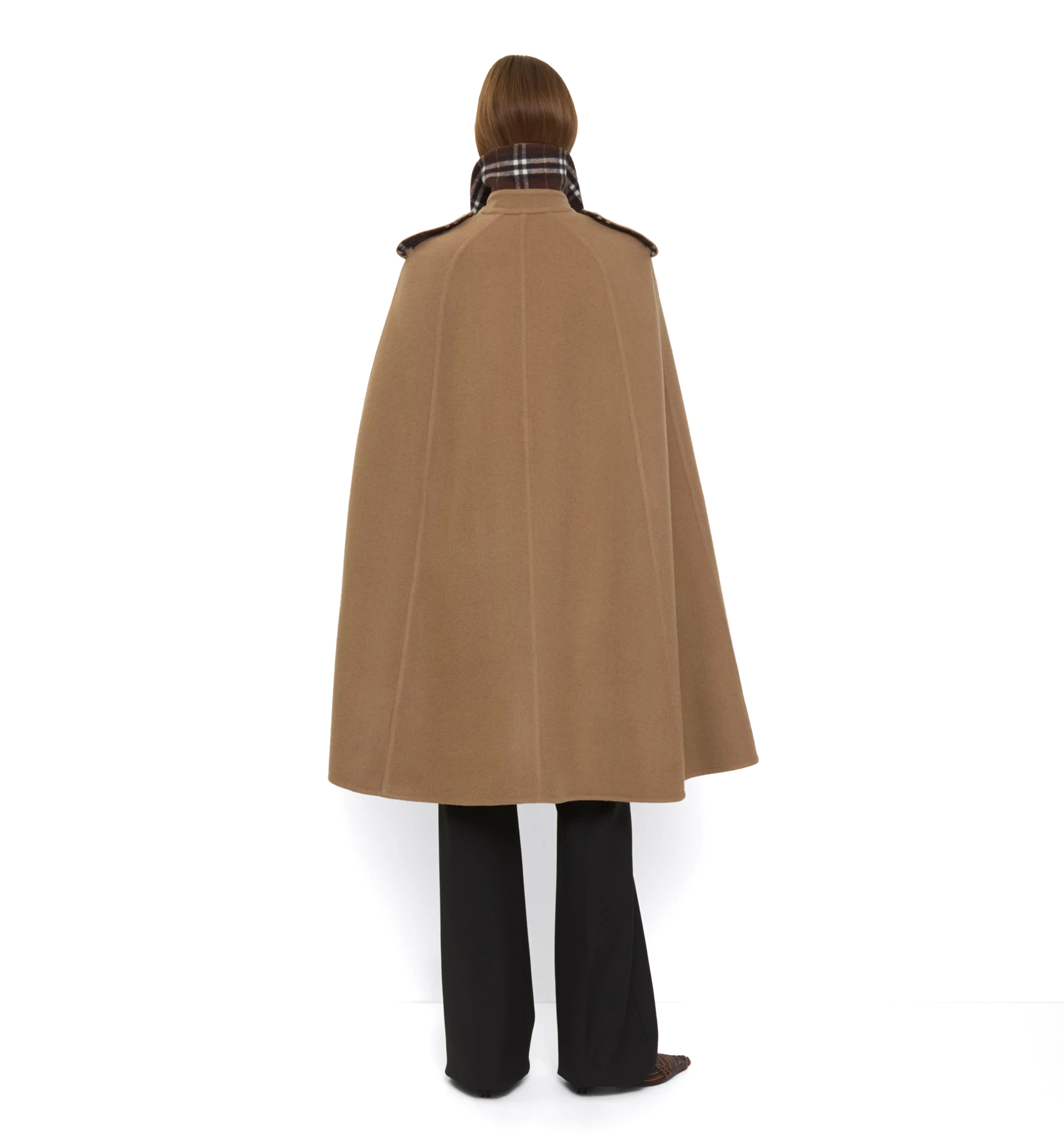 Wool Belmont Trench Cape
