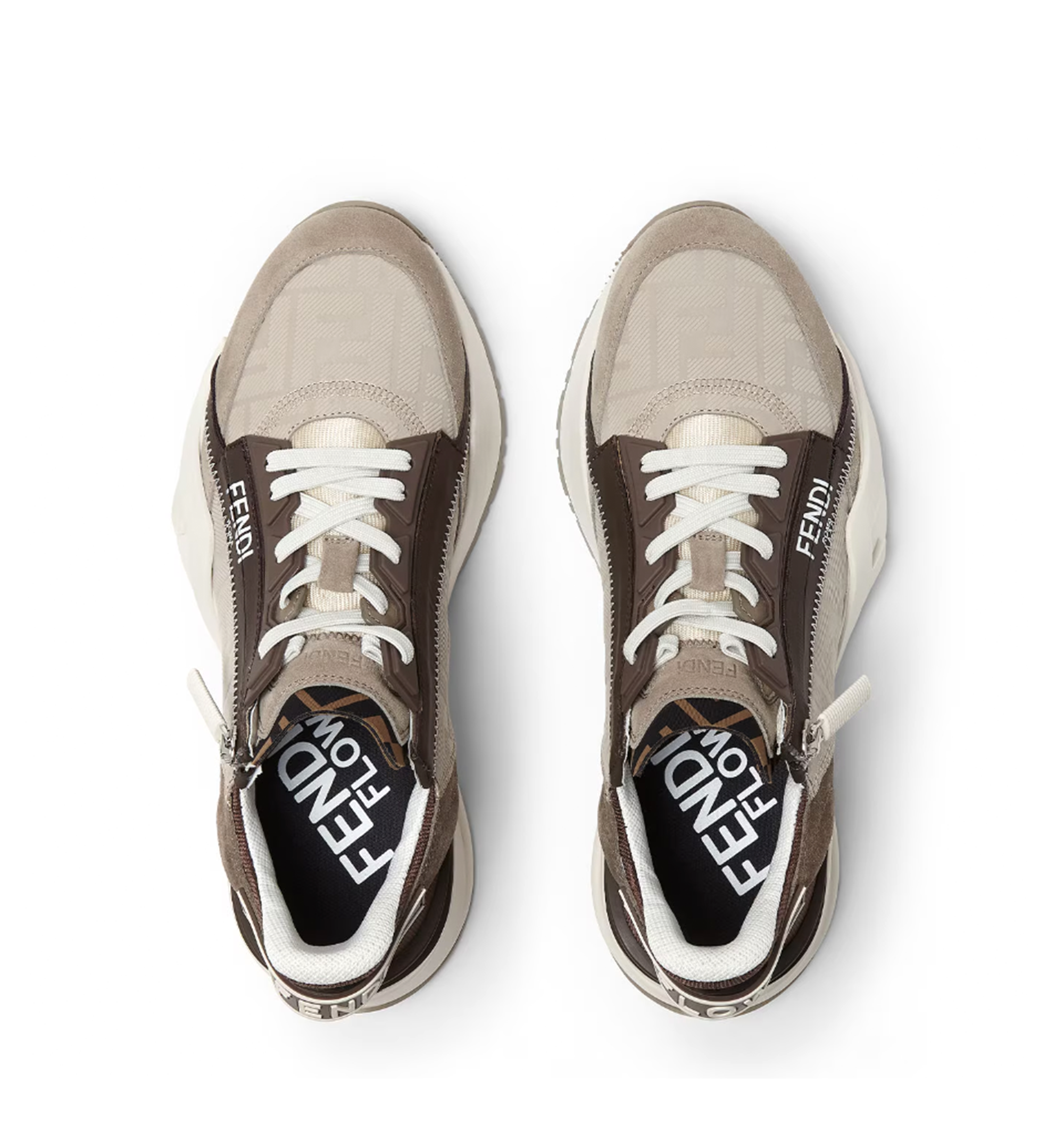 Fendi Flow Sneakers in Nubuck