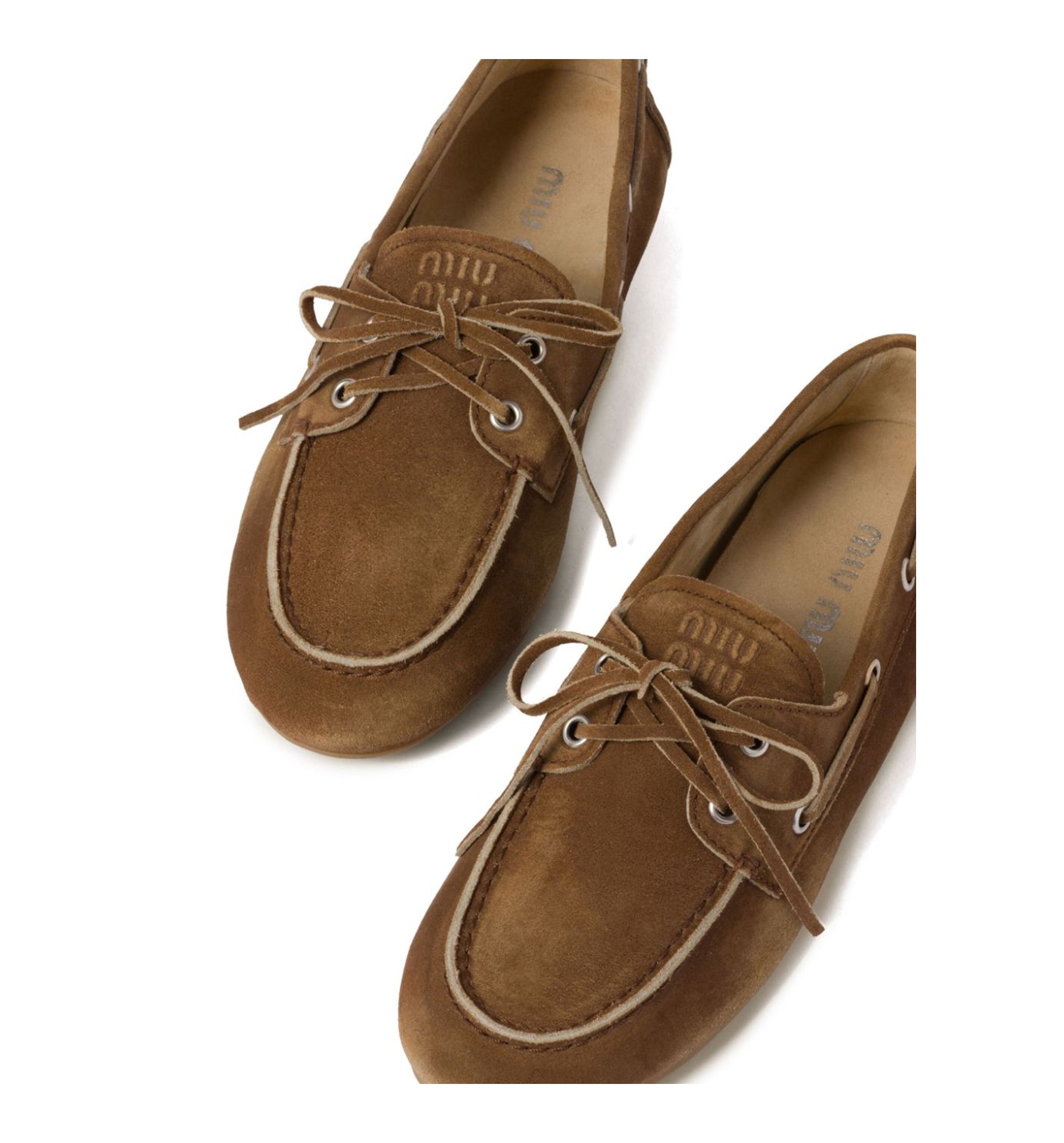 Faded Unlined Suede Loafers