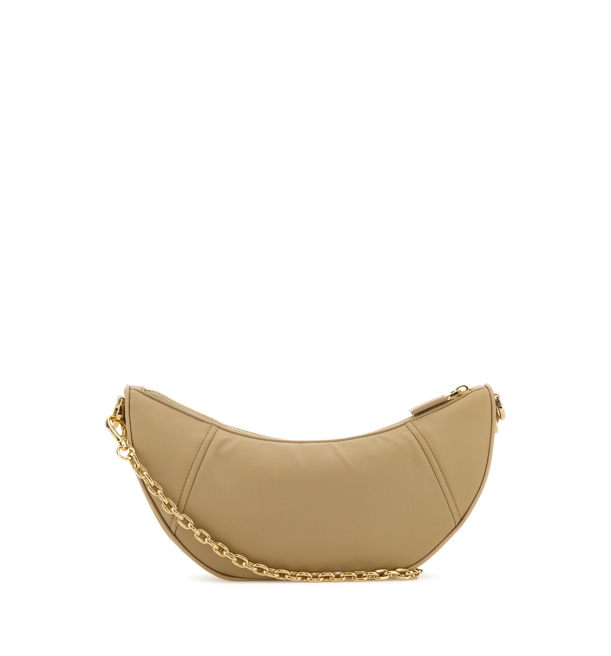 Re-Nylon Prada Demi-lune Shoulder Bag