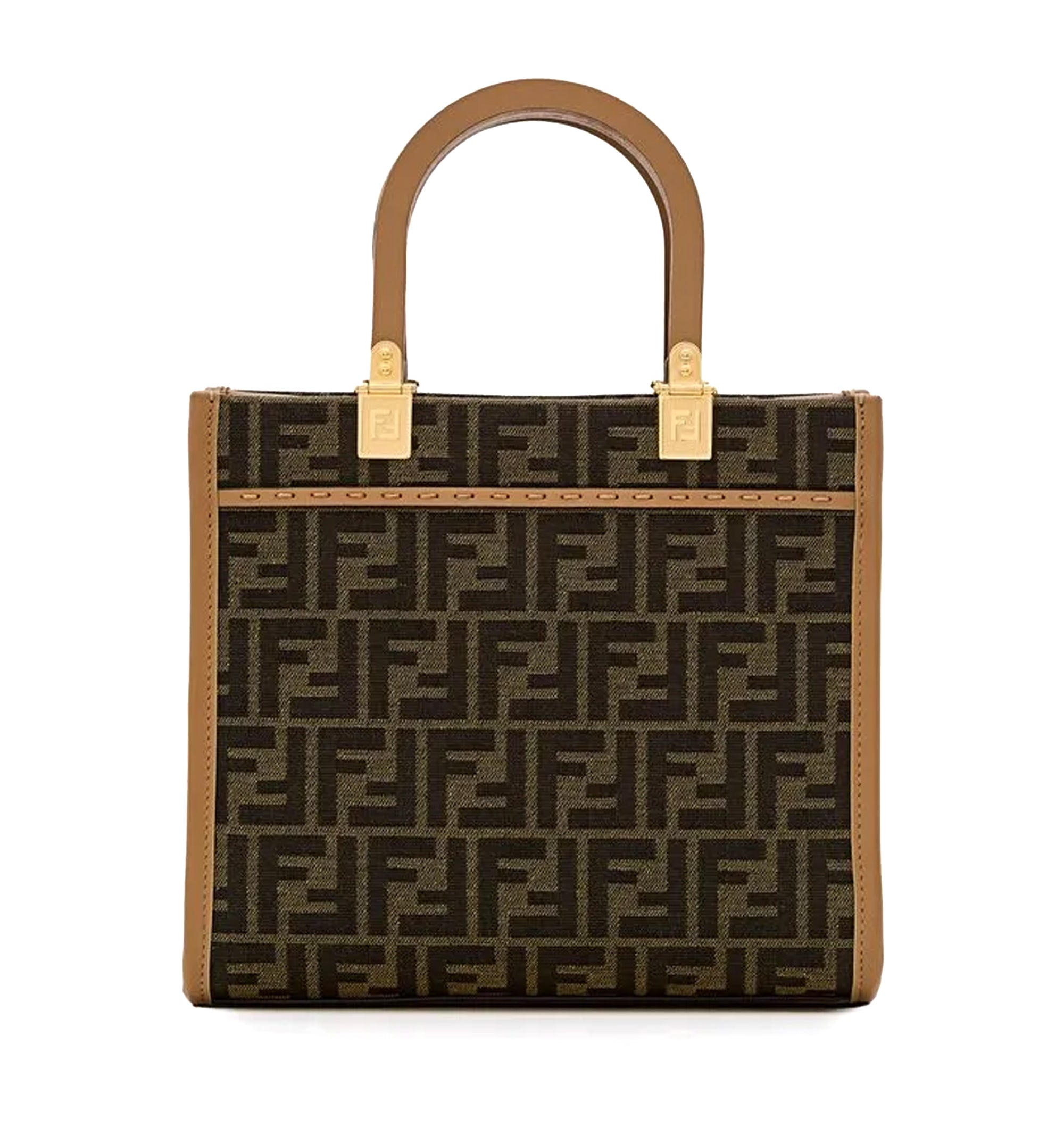 Sunshine Small FF Jacquard Fabric Bag