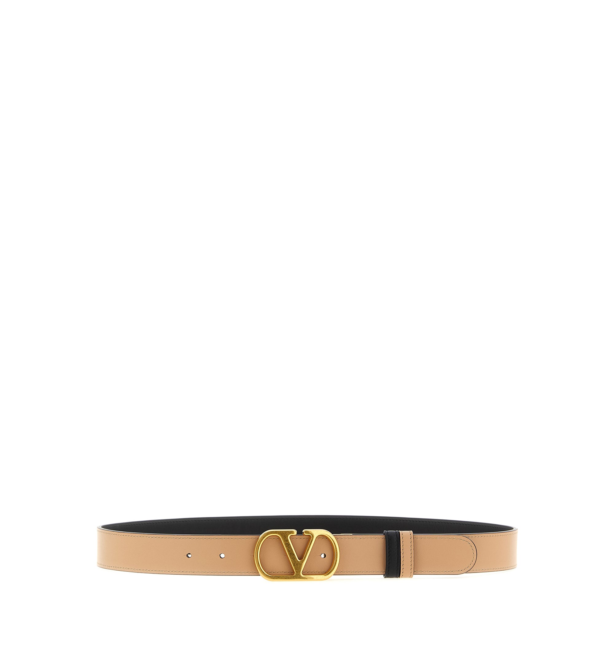 VLogo Signature Reversible Leather Belt 30 mm