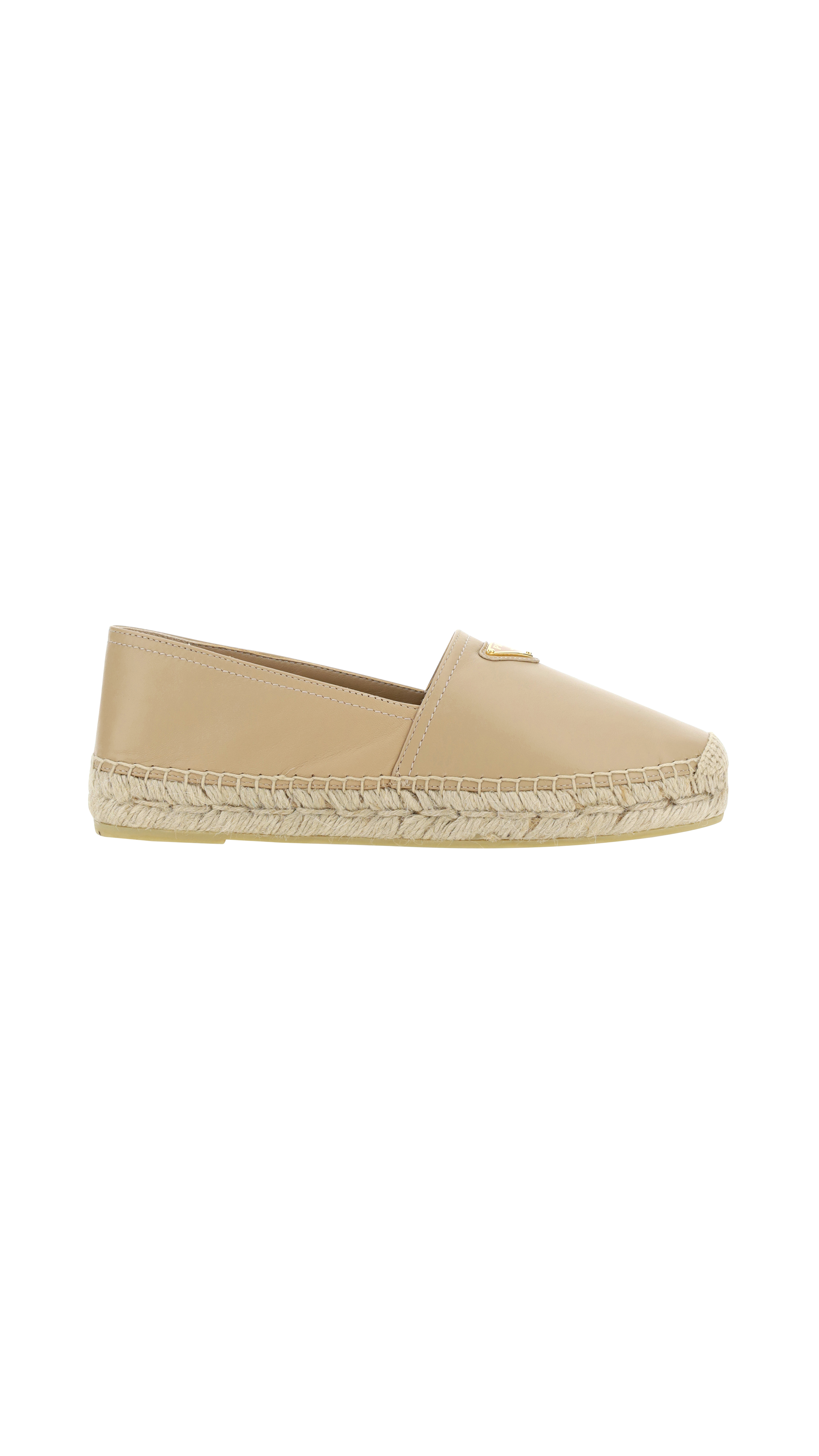 Leather Espadrilles - Sand Beige