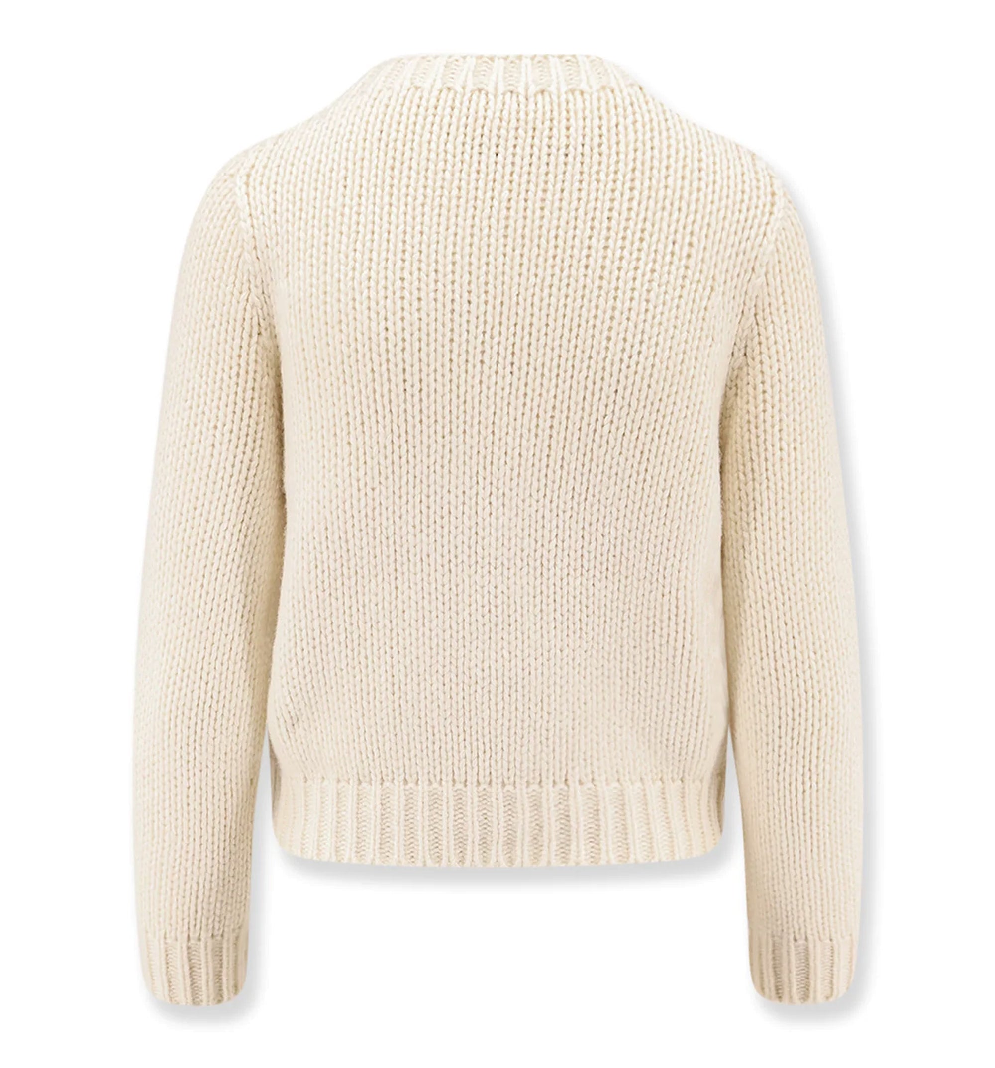 Crewneck Sweater In Cashmere And Silk
