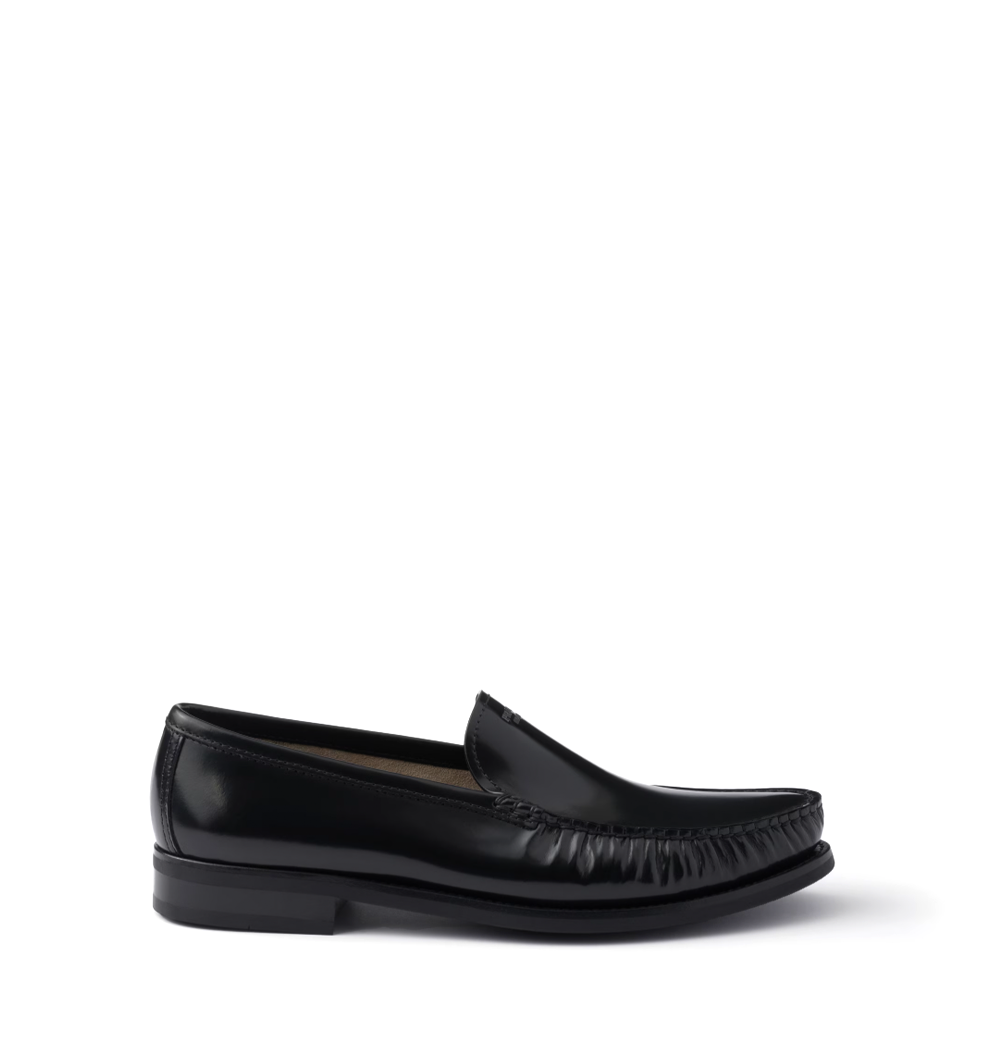 Brushed Leather Loafers