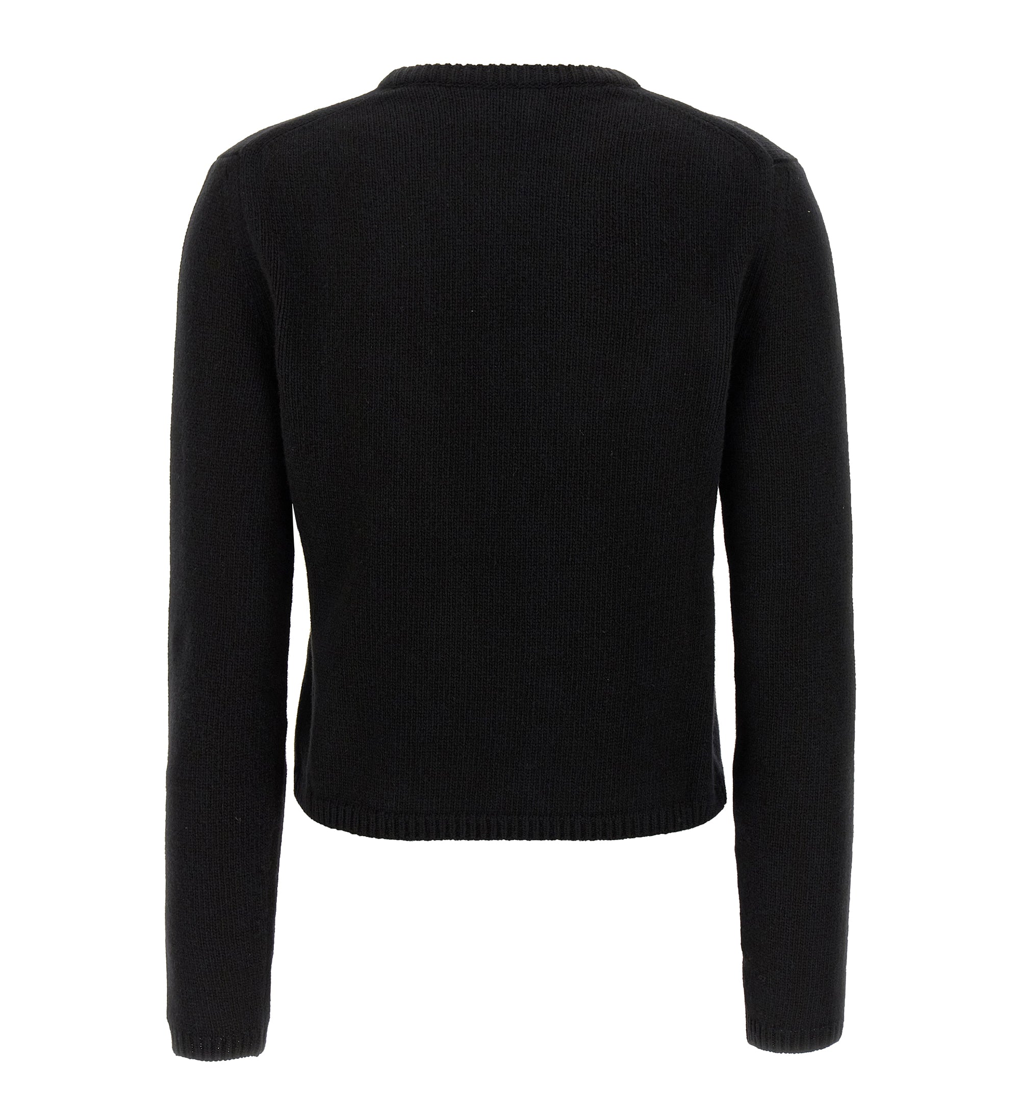 Embroidered Logo Wool & Cashmere Sweater