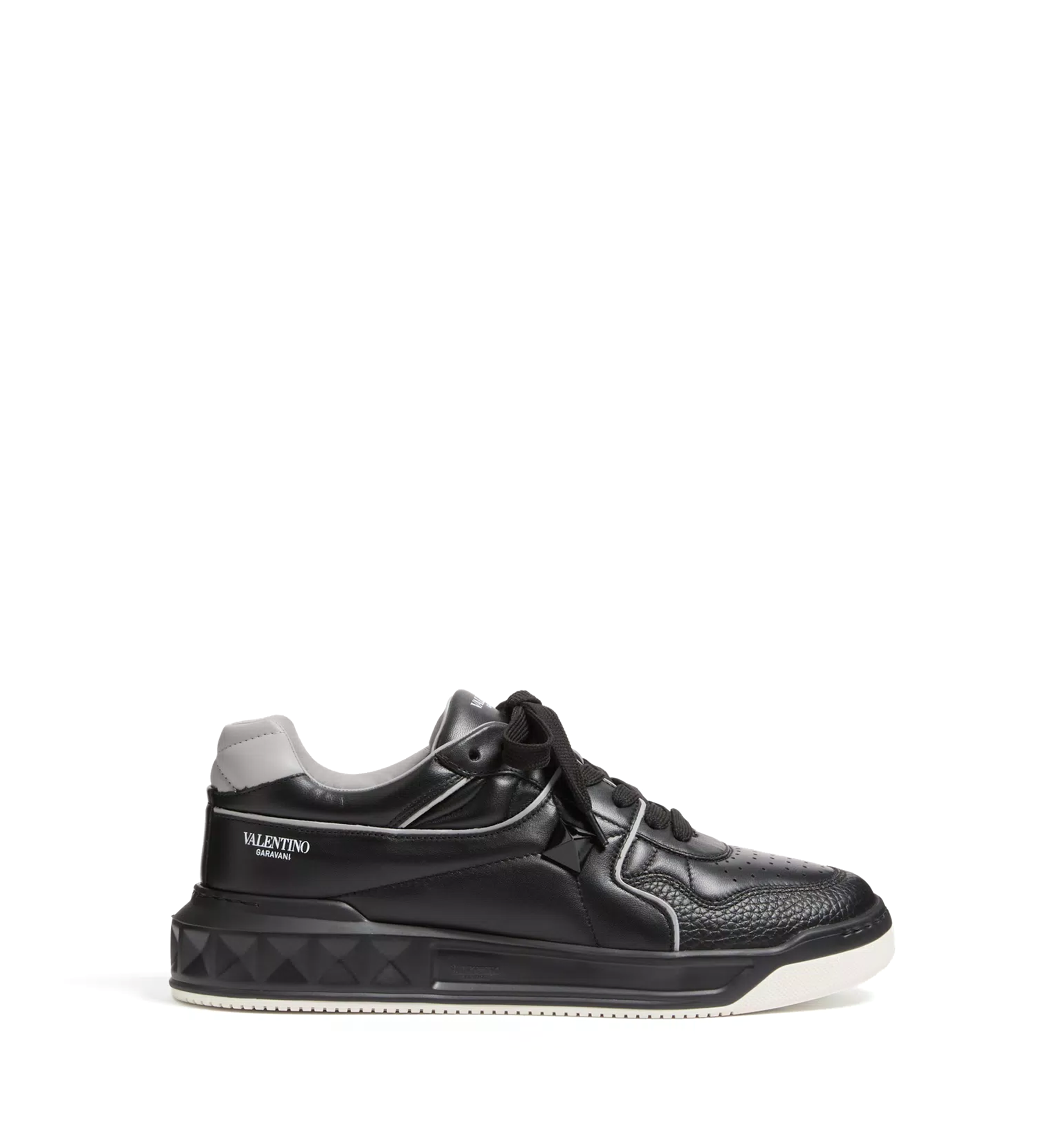 One Stud Low-Top Nappa Sneaker