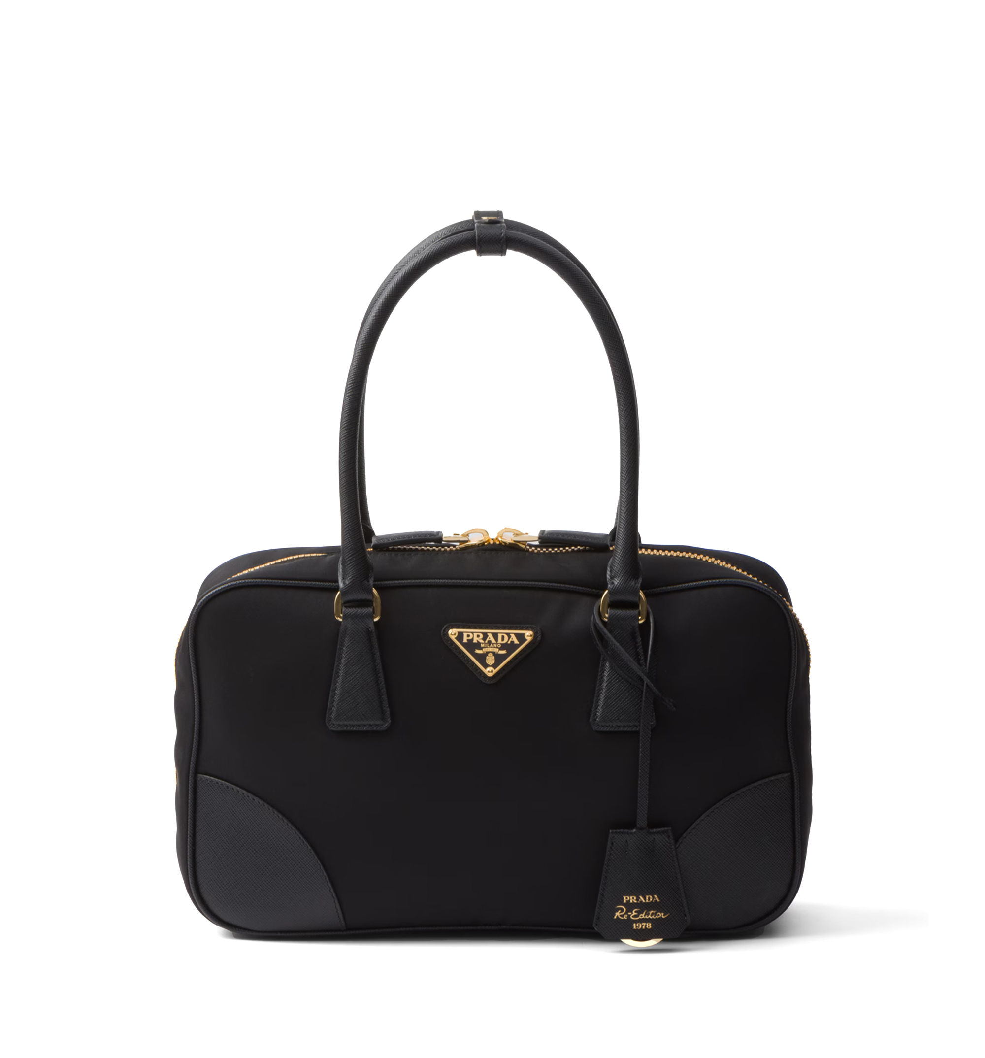 Prada Re-Edition 1978 Medium Re-Nylon and Saffiano Leather Two-Handle Bag