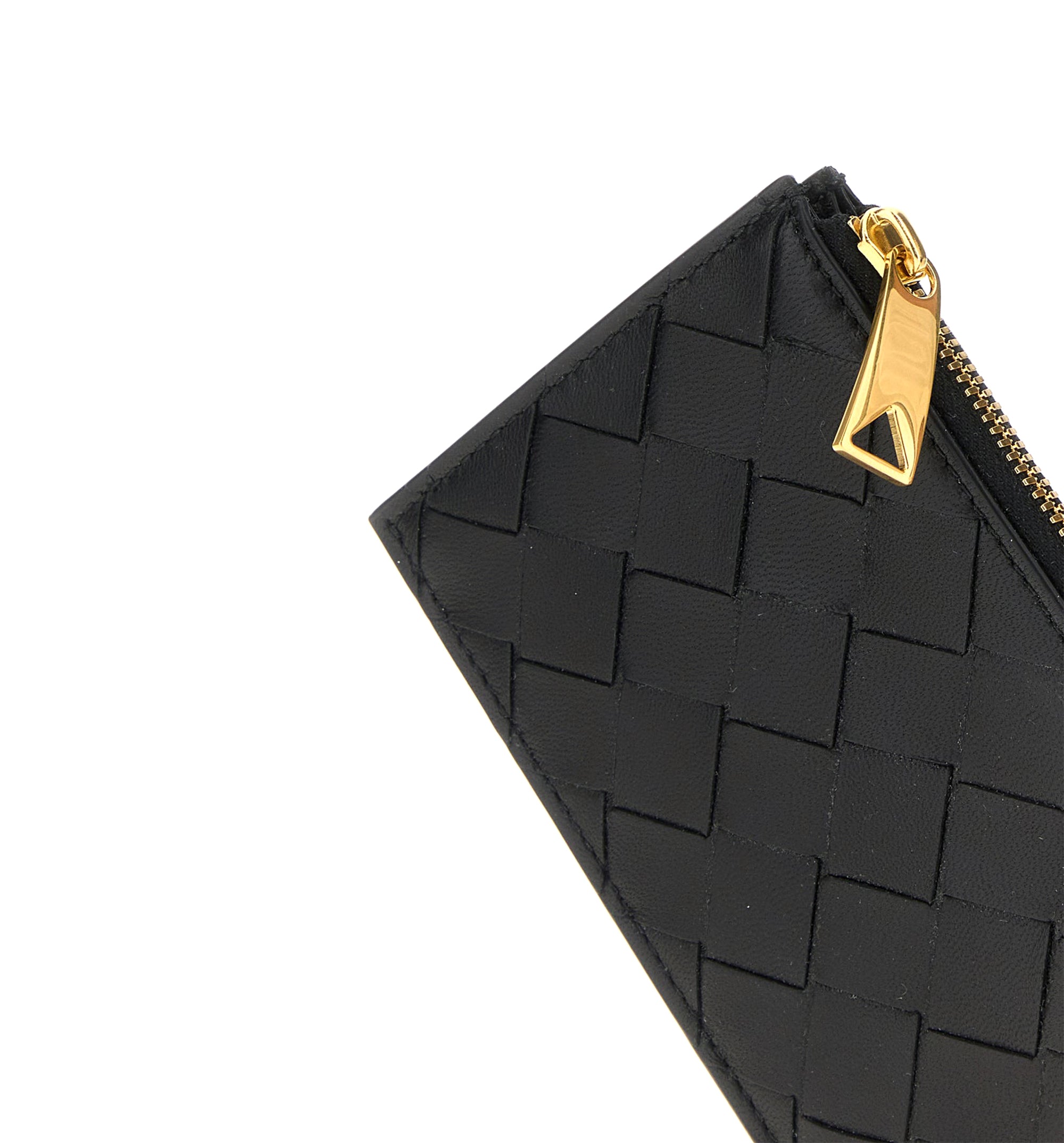 Intrecciato Zipped Card Case