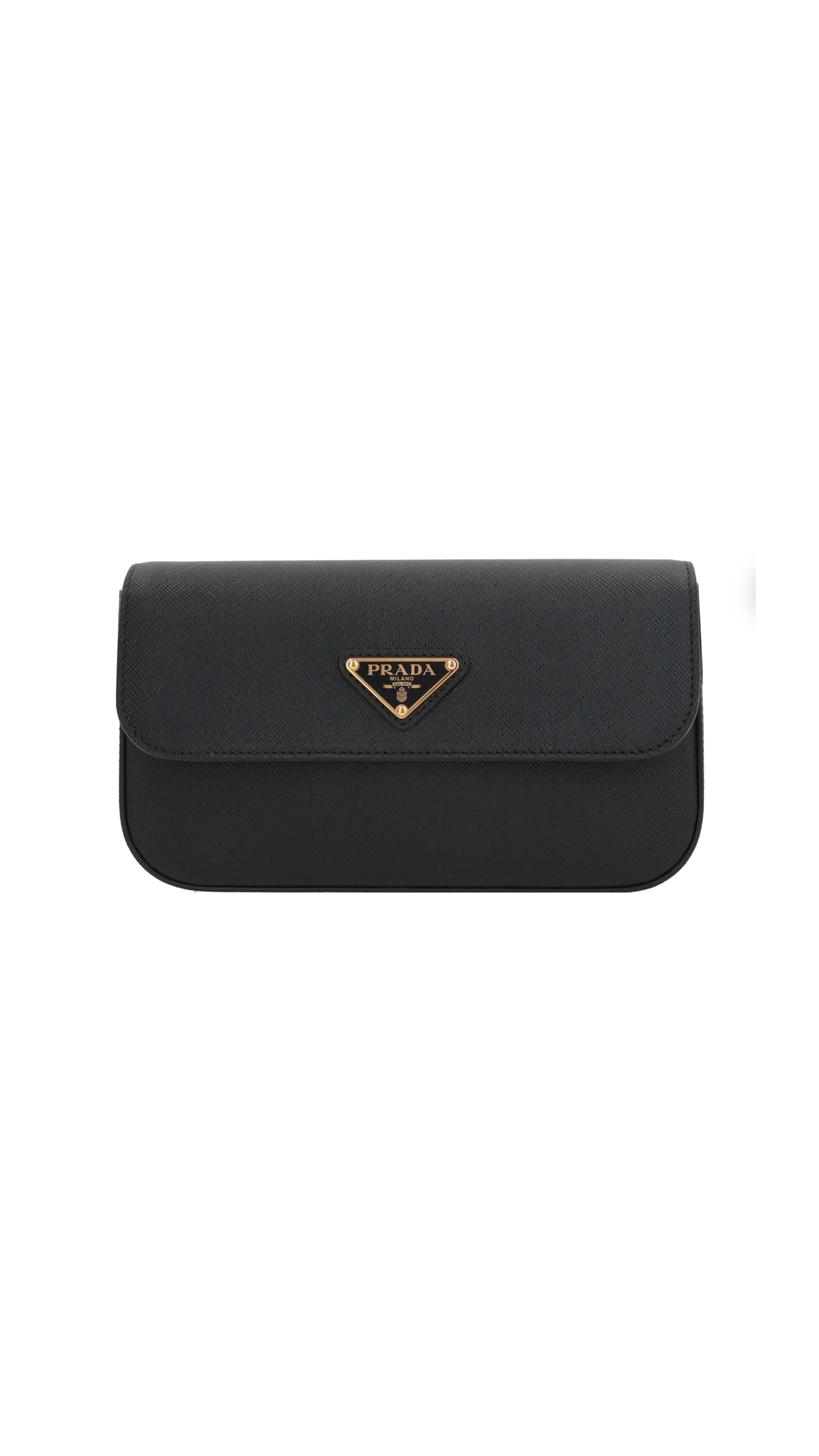 Saffiano Leather Mini-bag - Black