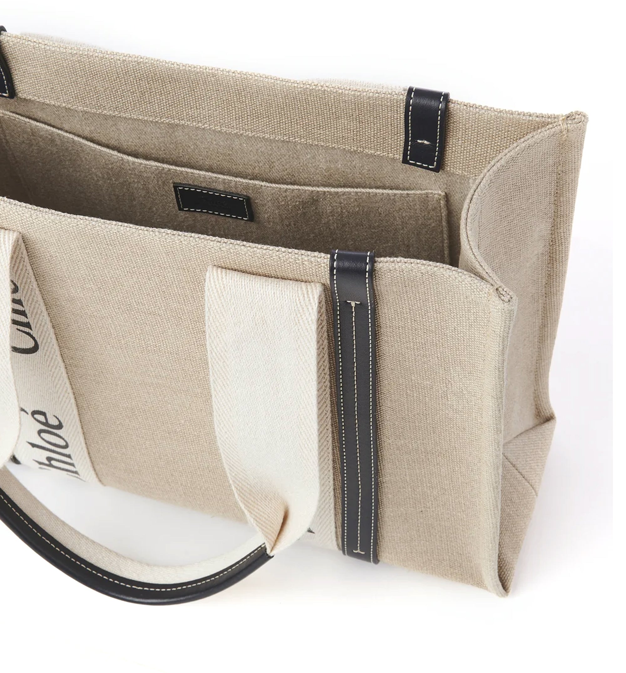 Woody Tote Bag In Linen