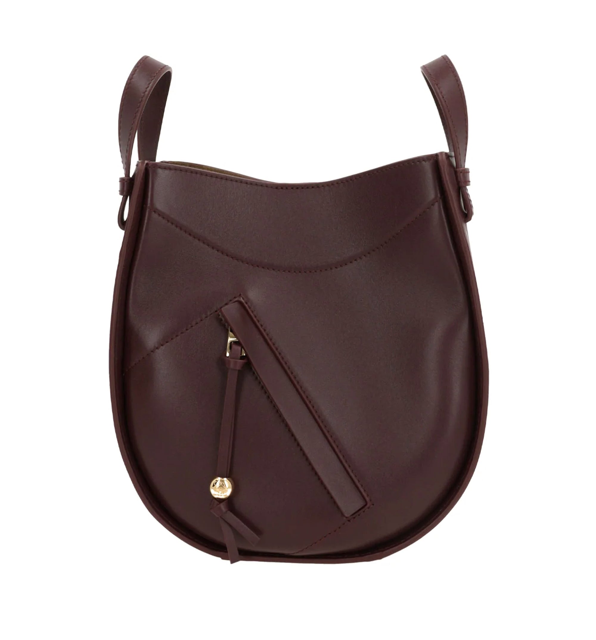 Hammock Slice Bag in Shiny Calfskin