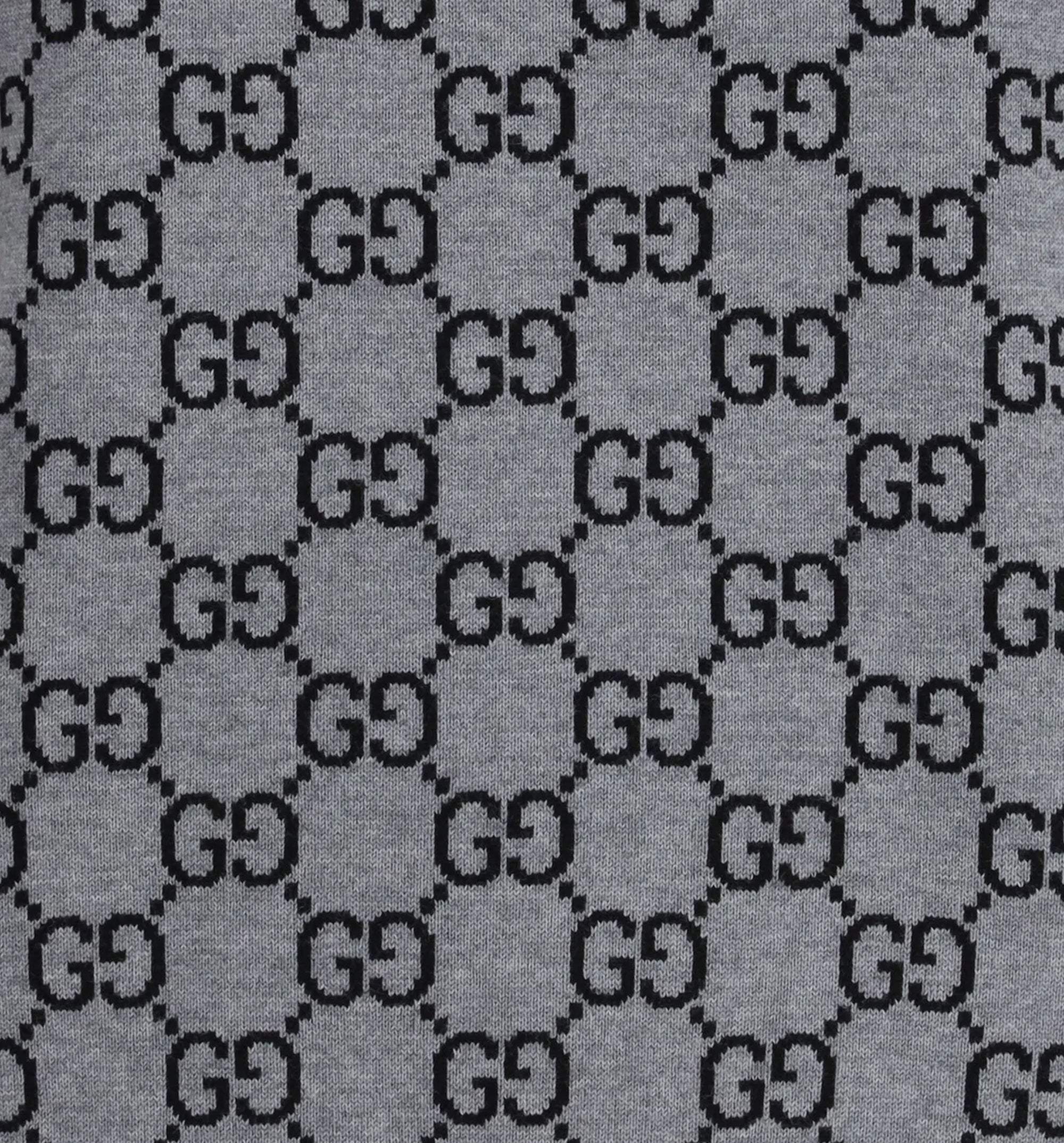 Reversible GG Wool Jacquard Top