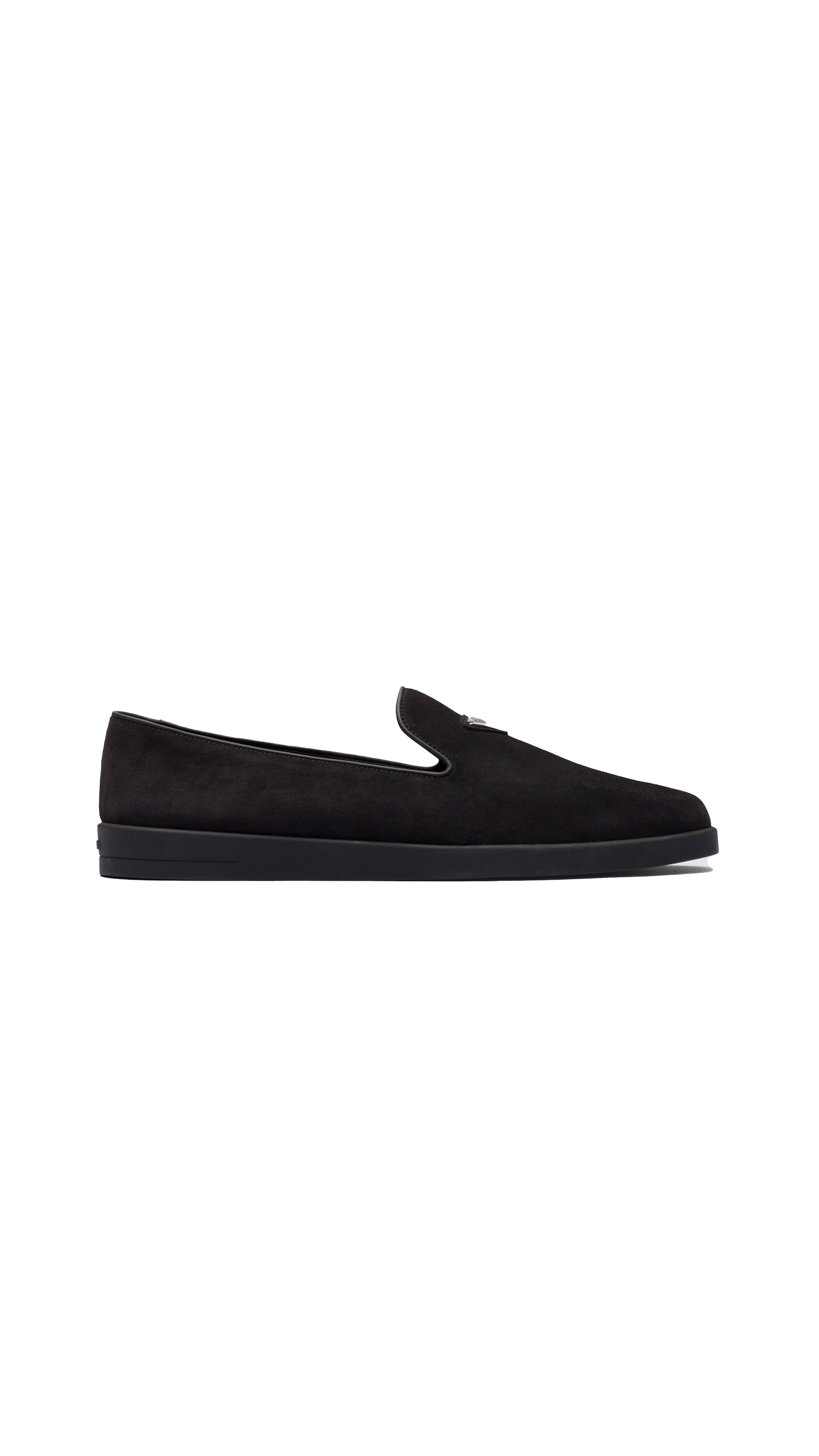 Suede Slippers - Black