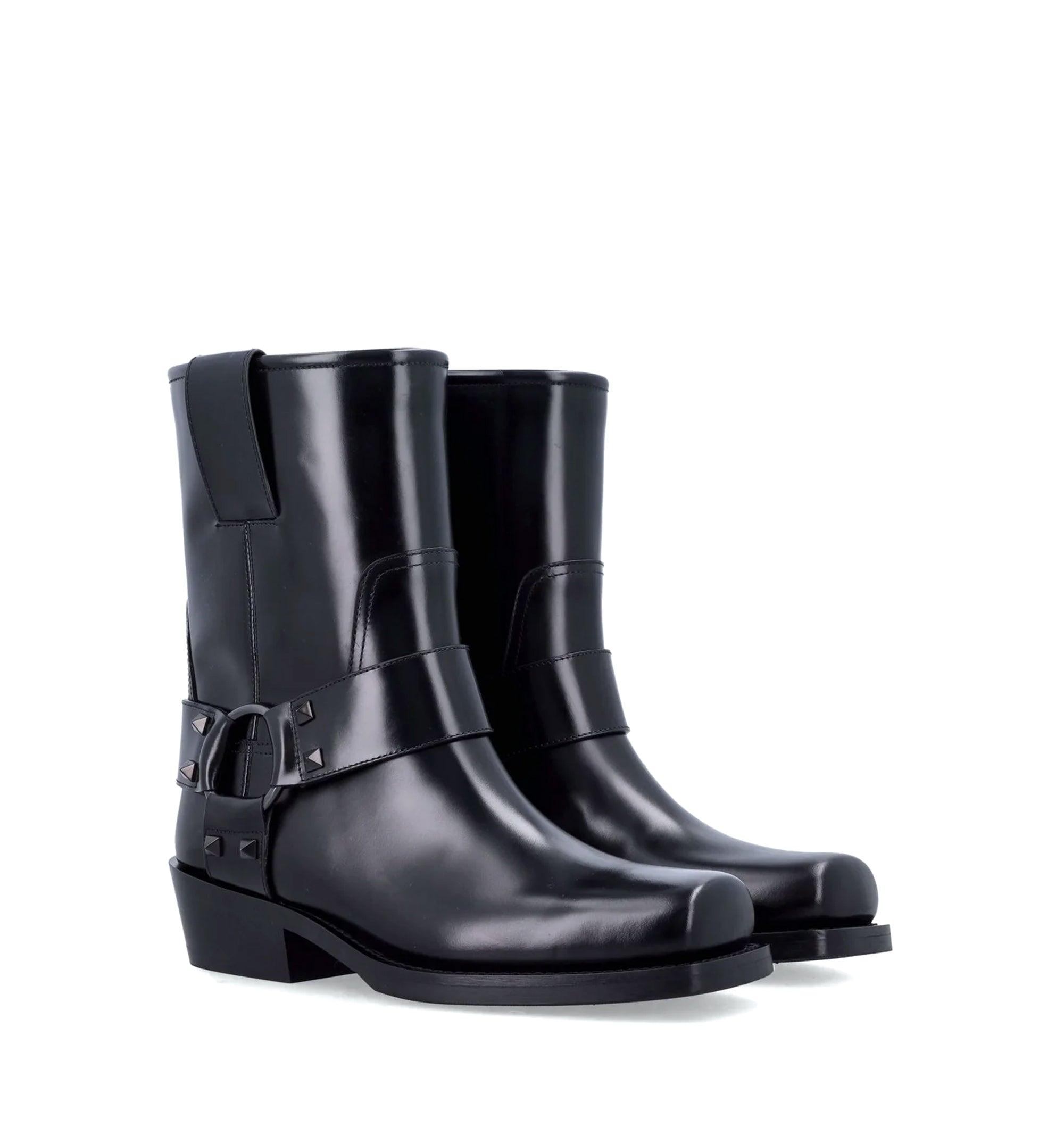 Rockstud Square Toe Boots