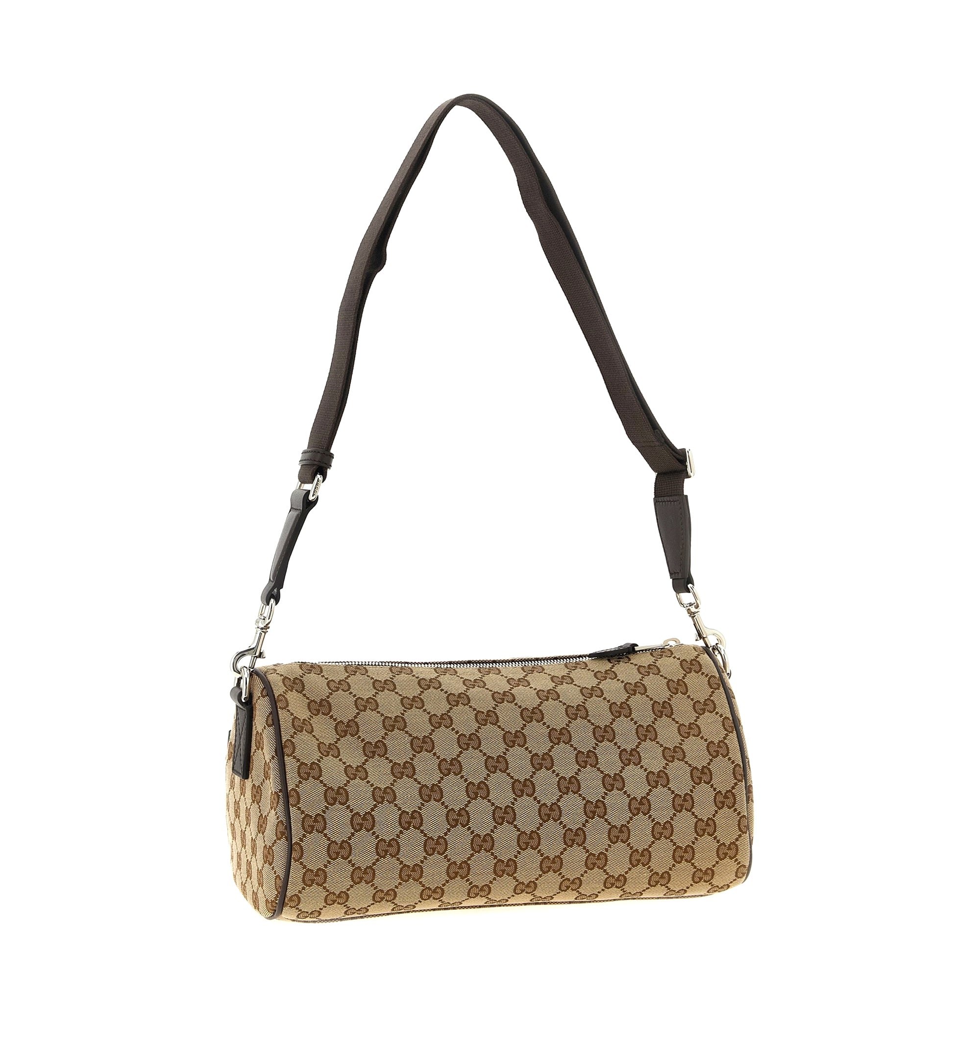 GG Canvas Small Cylinder Bag