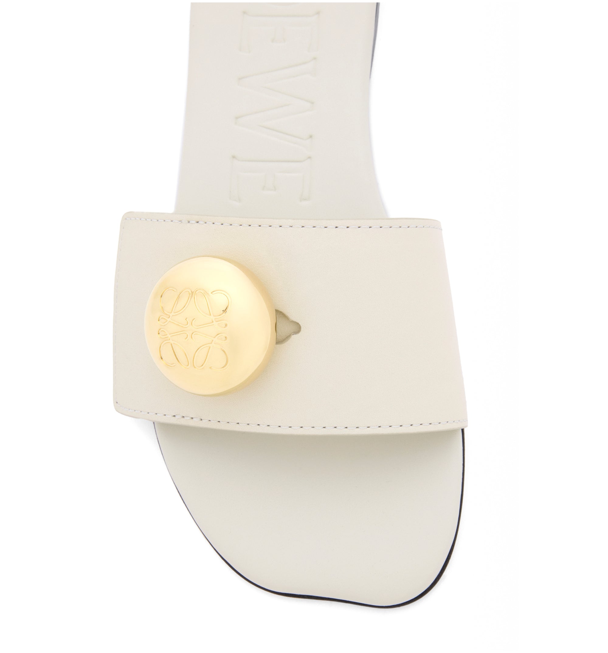 Pebble Slide in Soft Calfskin