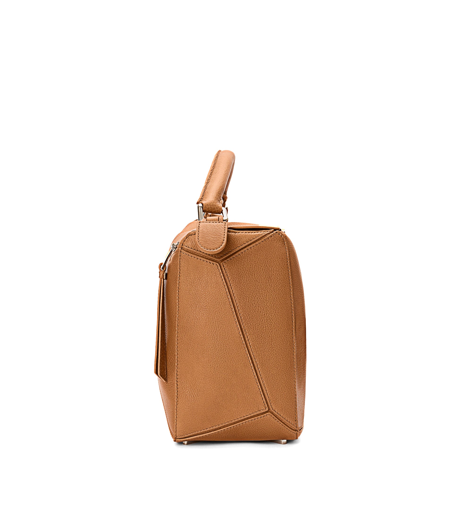 Large Puzzle Bag In Supple Grained Calfskin