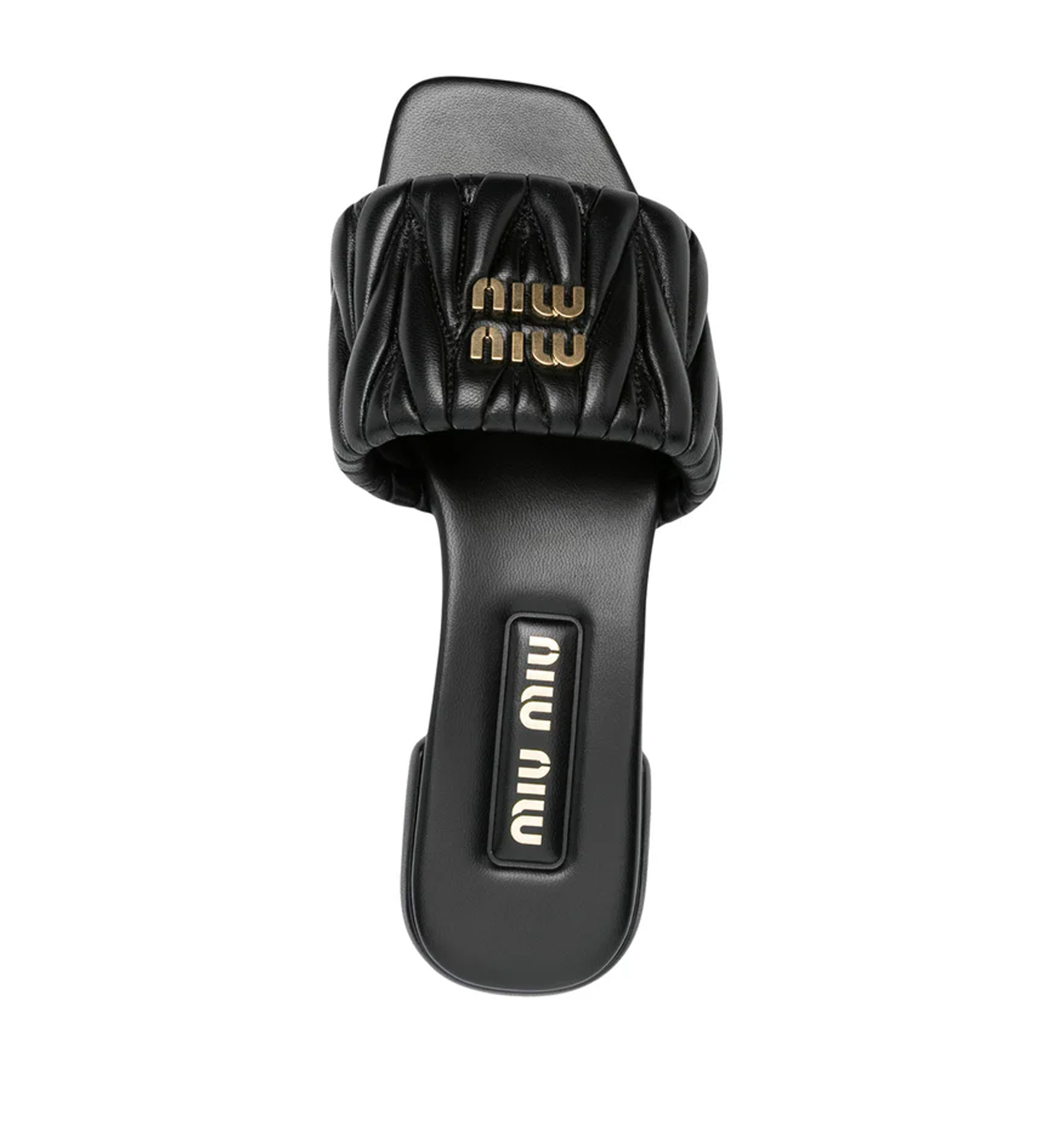 Matelassé Nappa Leather Slides