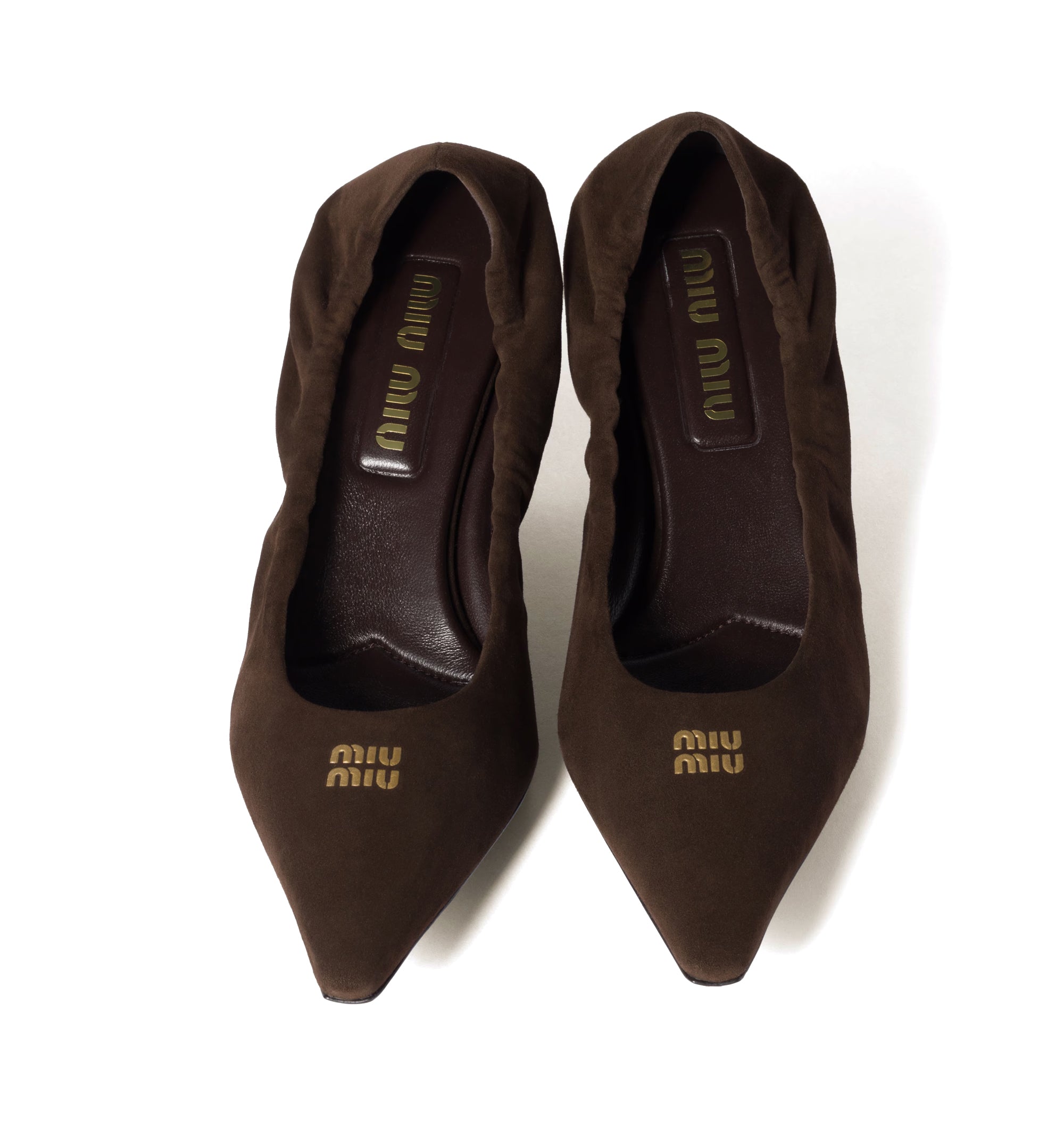 Ruches Suede Pumps
