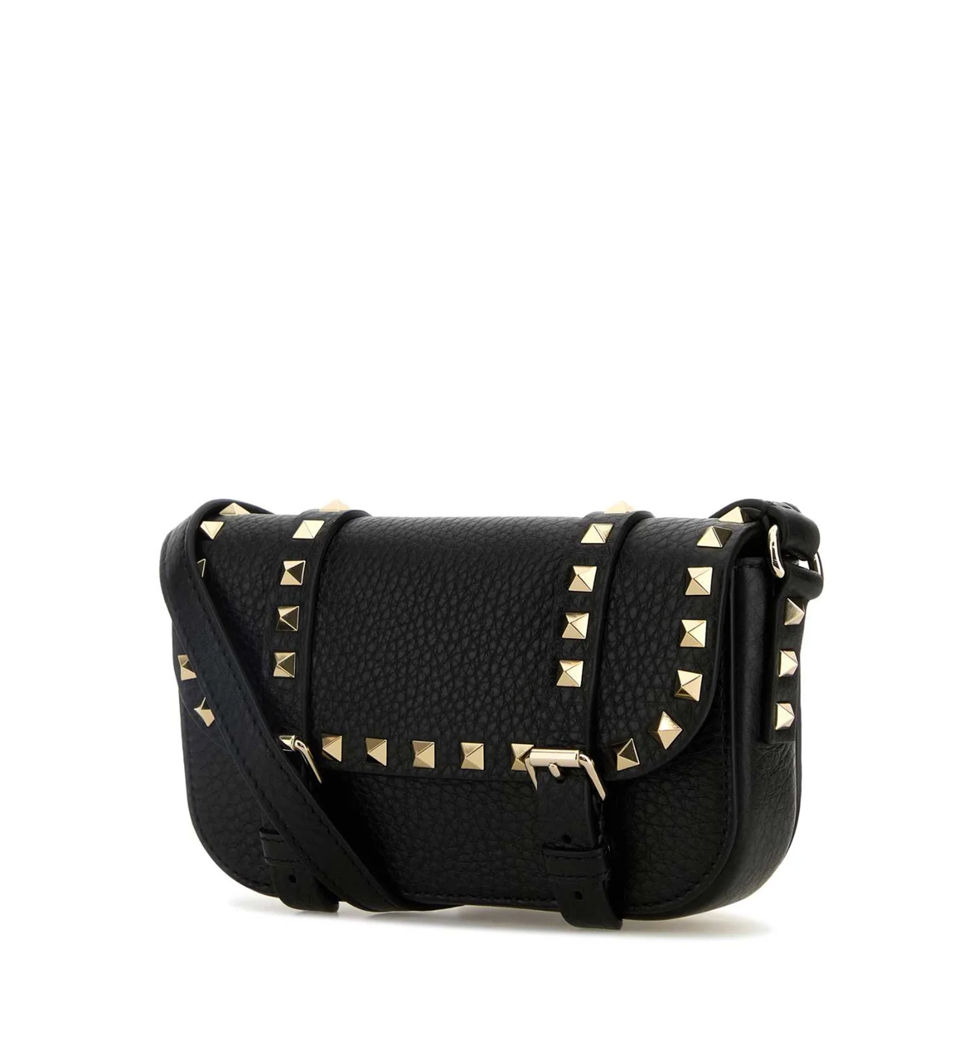 Rockstud Foldover Top Crossbody Bag