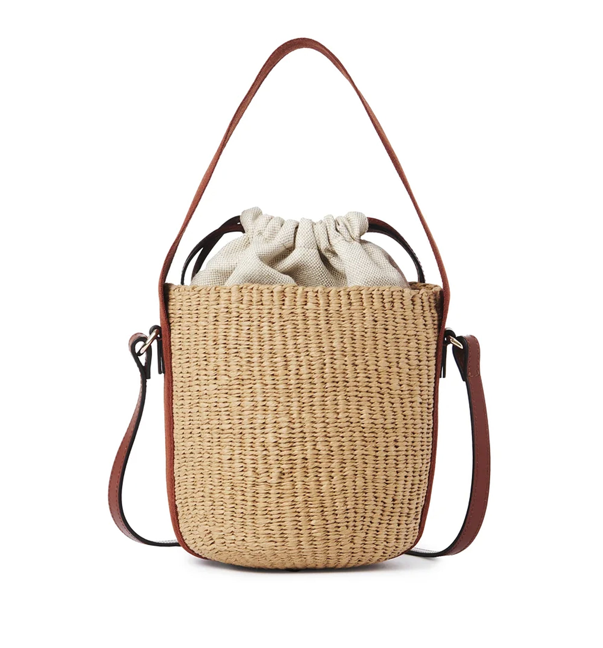 Small Horse Medal Basket In Natural Fibers